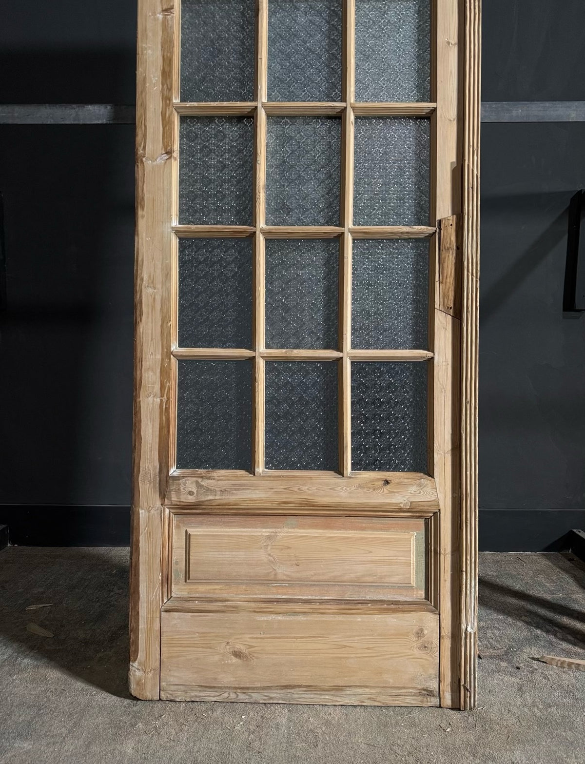 Antique Obscured Glass 18 Lite Single Door - 34x99.5 - N632