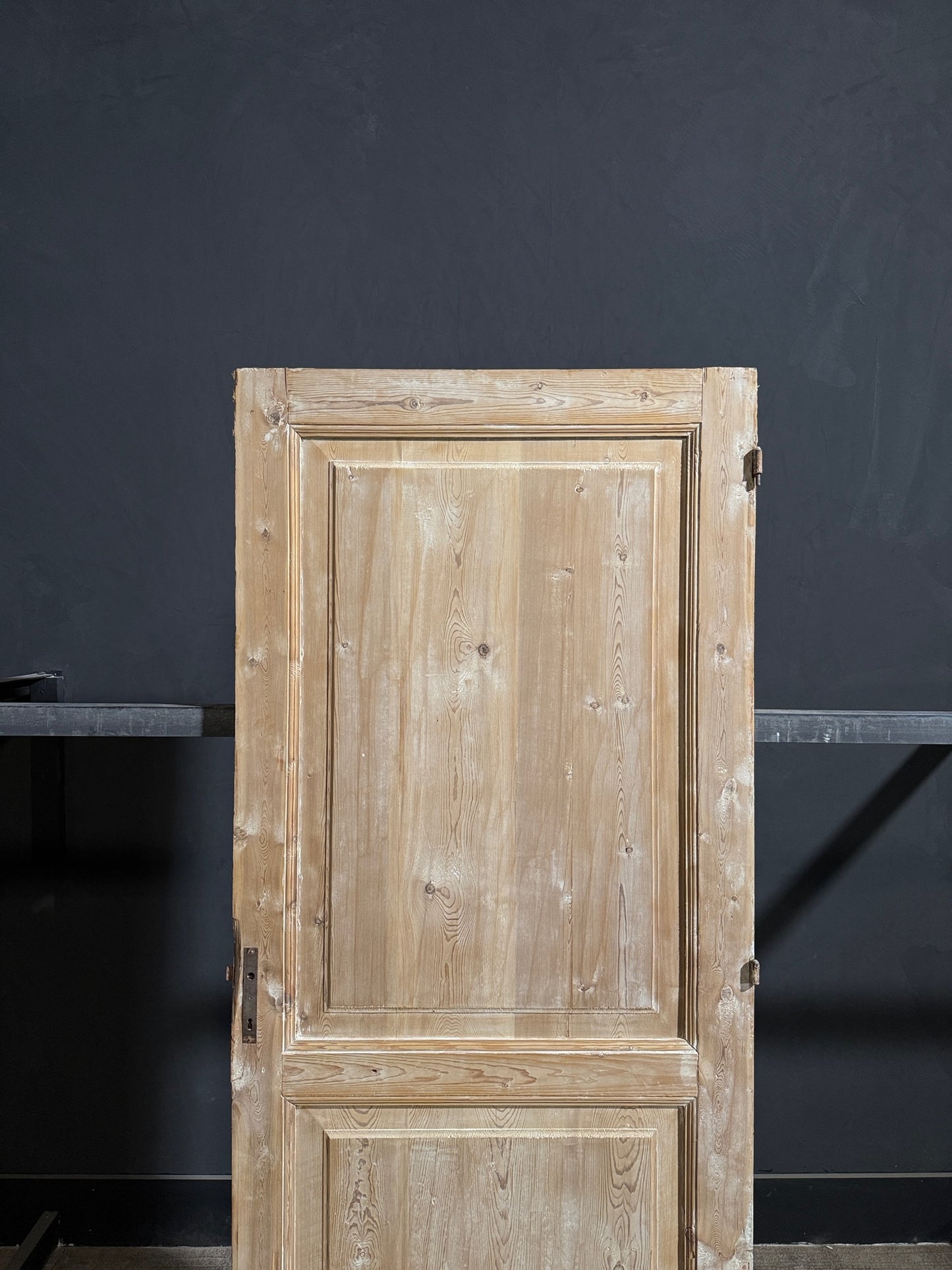 Antique 2 Panel Solid Single Door - 33.5x82 - N236