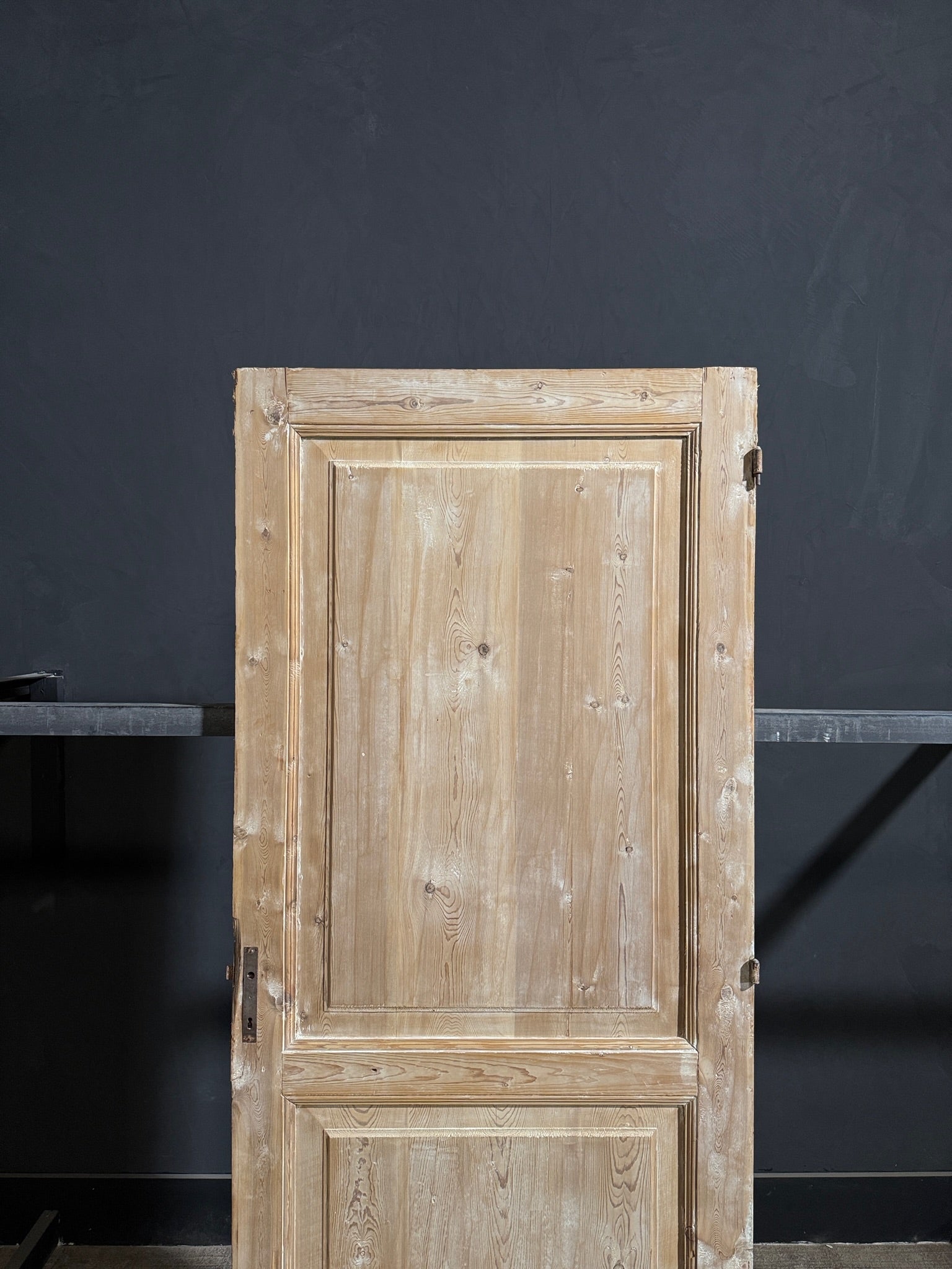 Antique 2 Panel Solid Single Door - 33.5x82 - N236