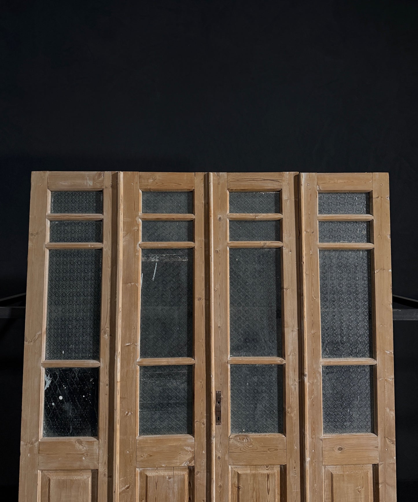 Antique Iron 3 Lite Bi-Fold Doors - 70x86.5 - N11