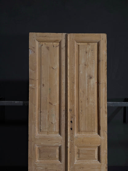 Antique 3 Panel Double Doors - 38.25x94? - N28