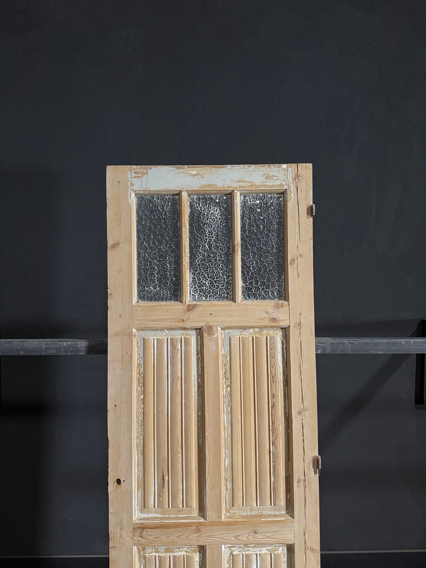 Antique Fluted 3 Lite Single Door - 28x84 - N113