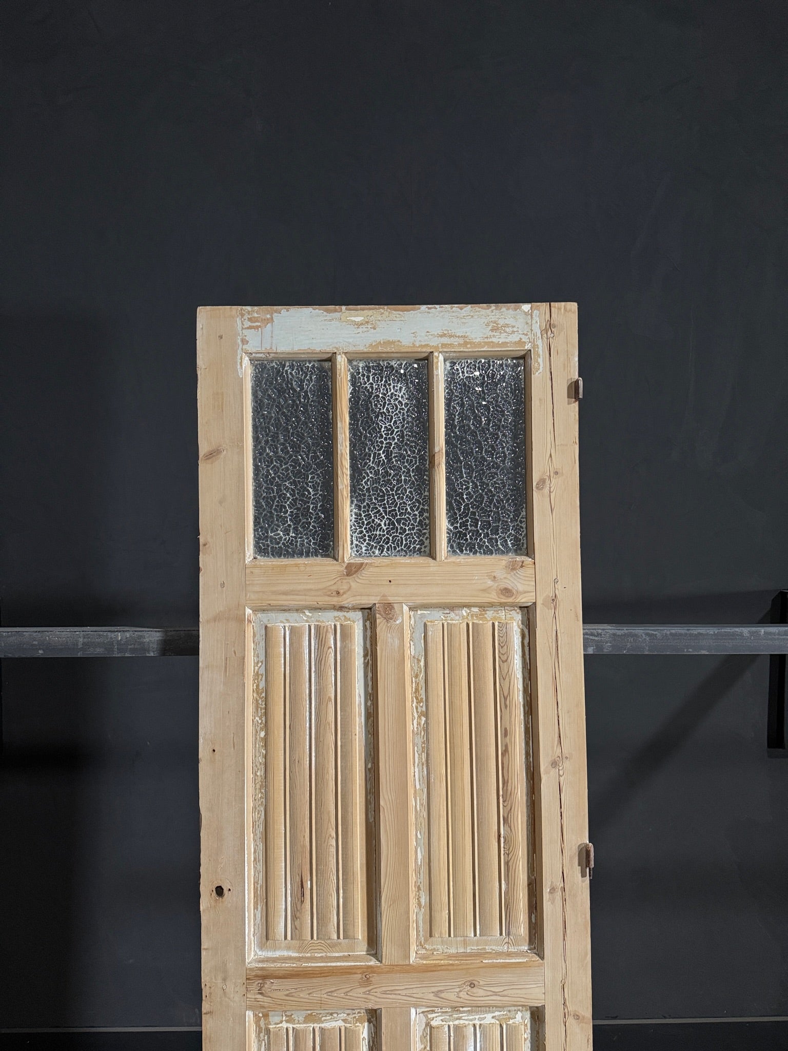 Antique Fluted 3 Lite Single Door - 28x84 - N113