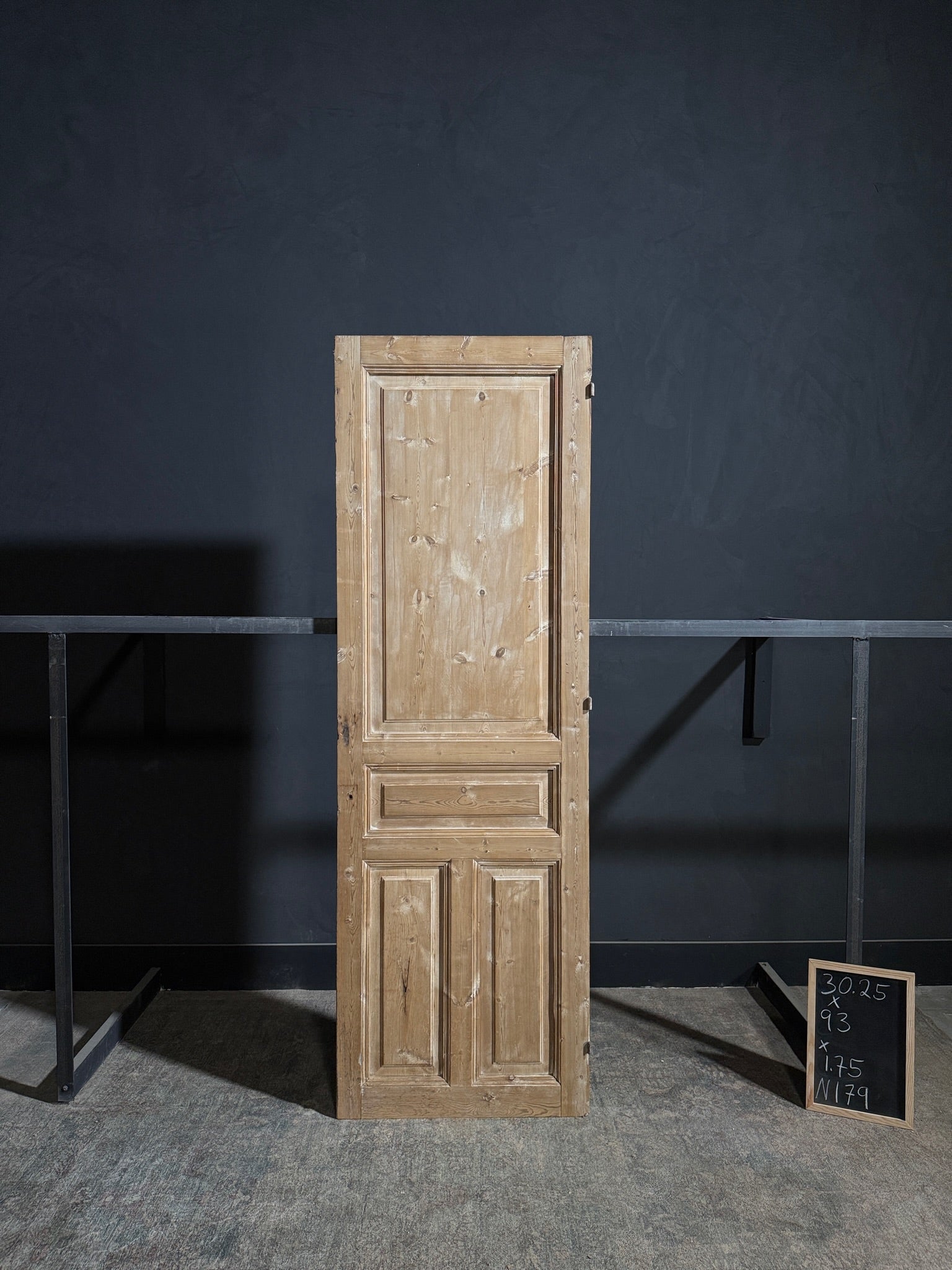 Antique 4 Panel Solid Single Door - 30.25x93 - N179