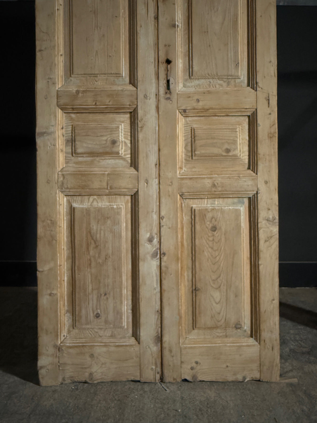 Antique Solid Double Doors - 36x92 - N526