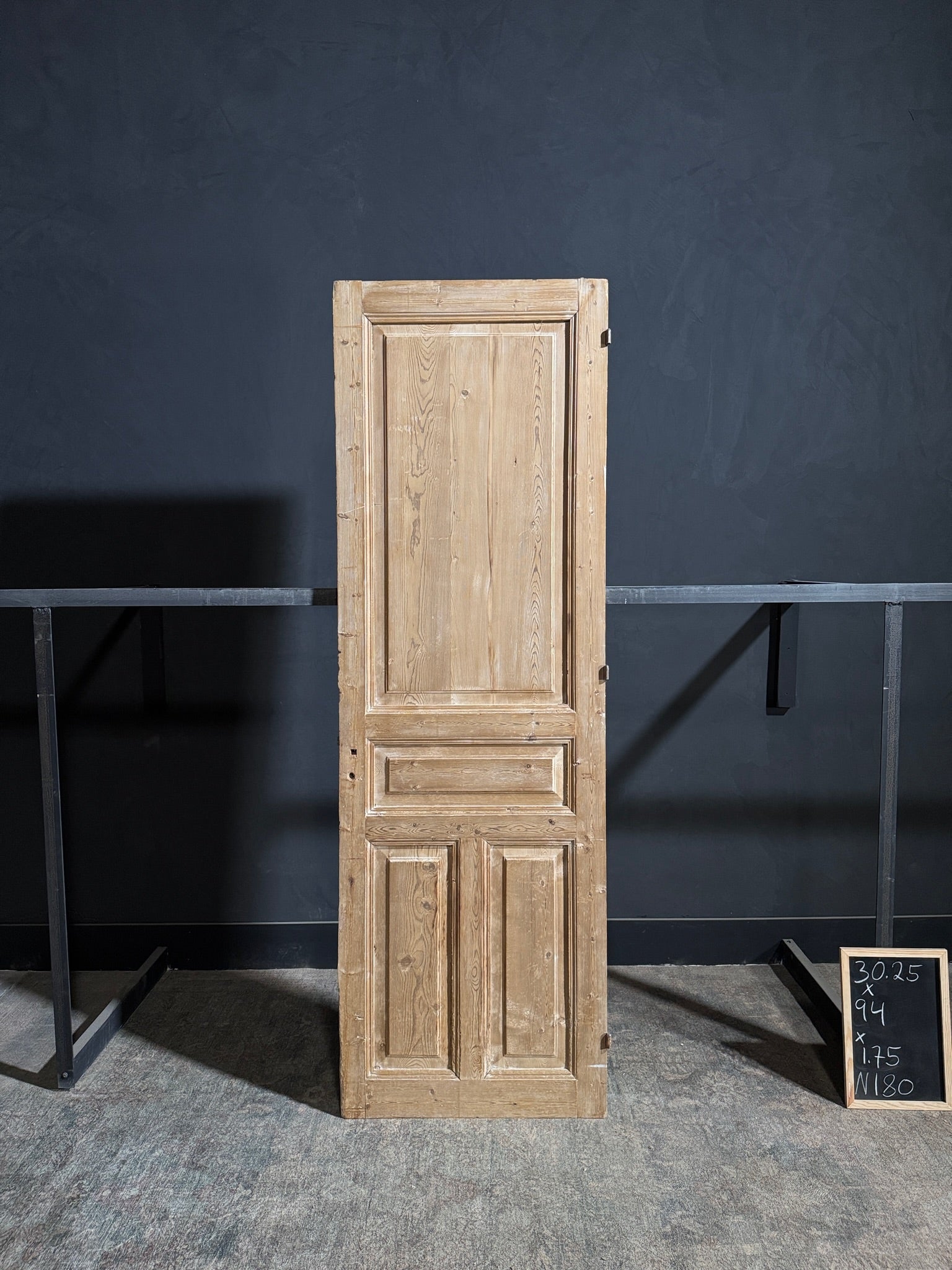 Antique 4 Panel Solid Single Door - 30.25x94 - N180