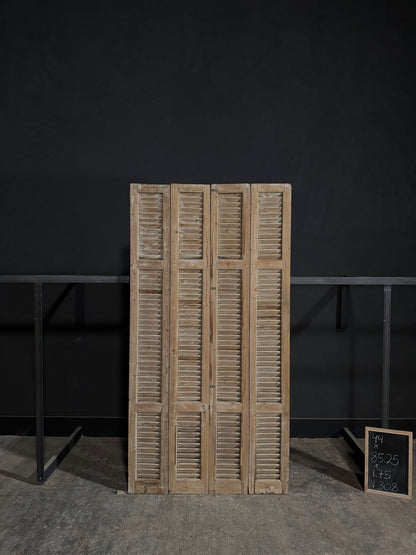 Antique Louvered Bi-Fold Doors - 44x85.25 - N308