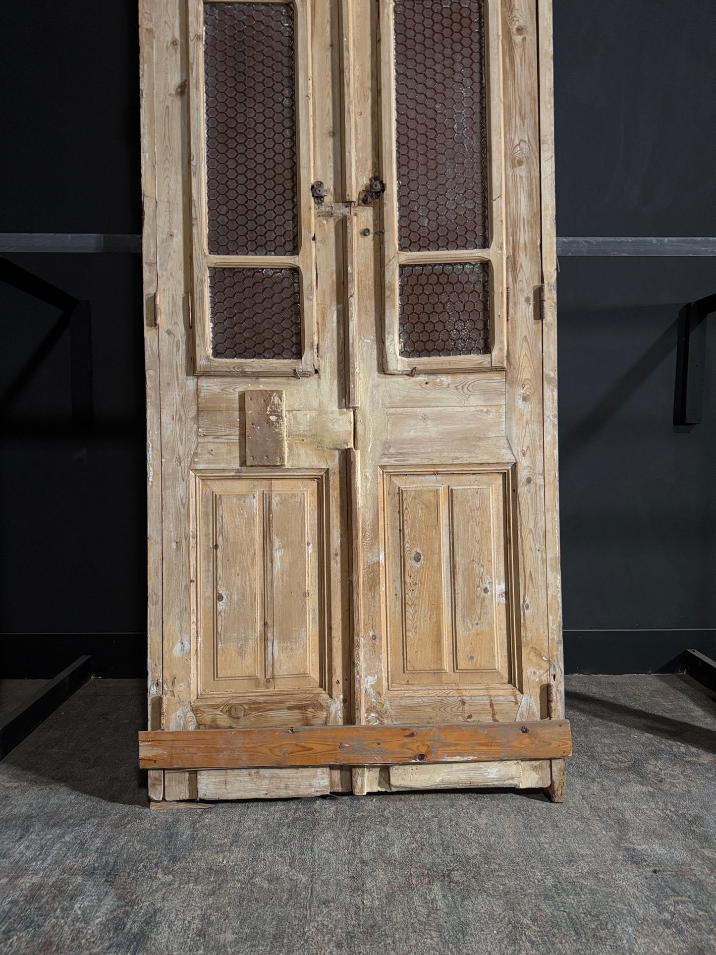 Antique Iron French Doors - 40x121.5 - N118