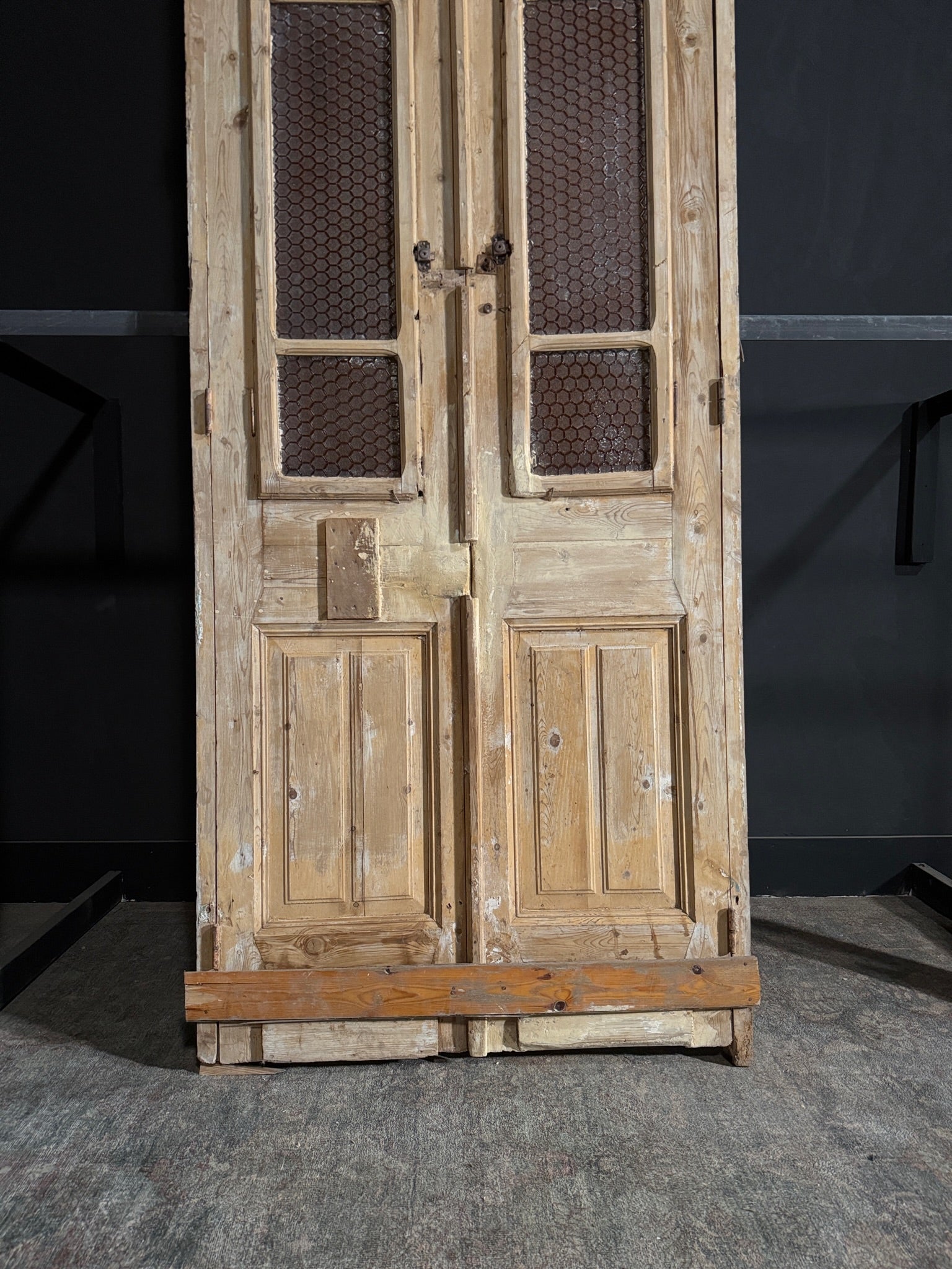 Antique Iron French Doors - 40x121.5 - N118