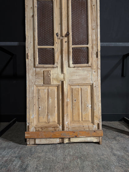 Antique Iron French Doors - 40x121.5 - N118