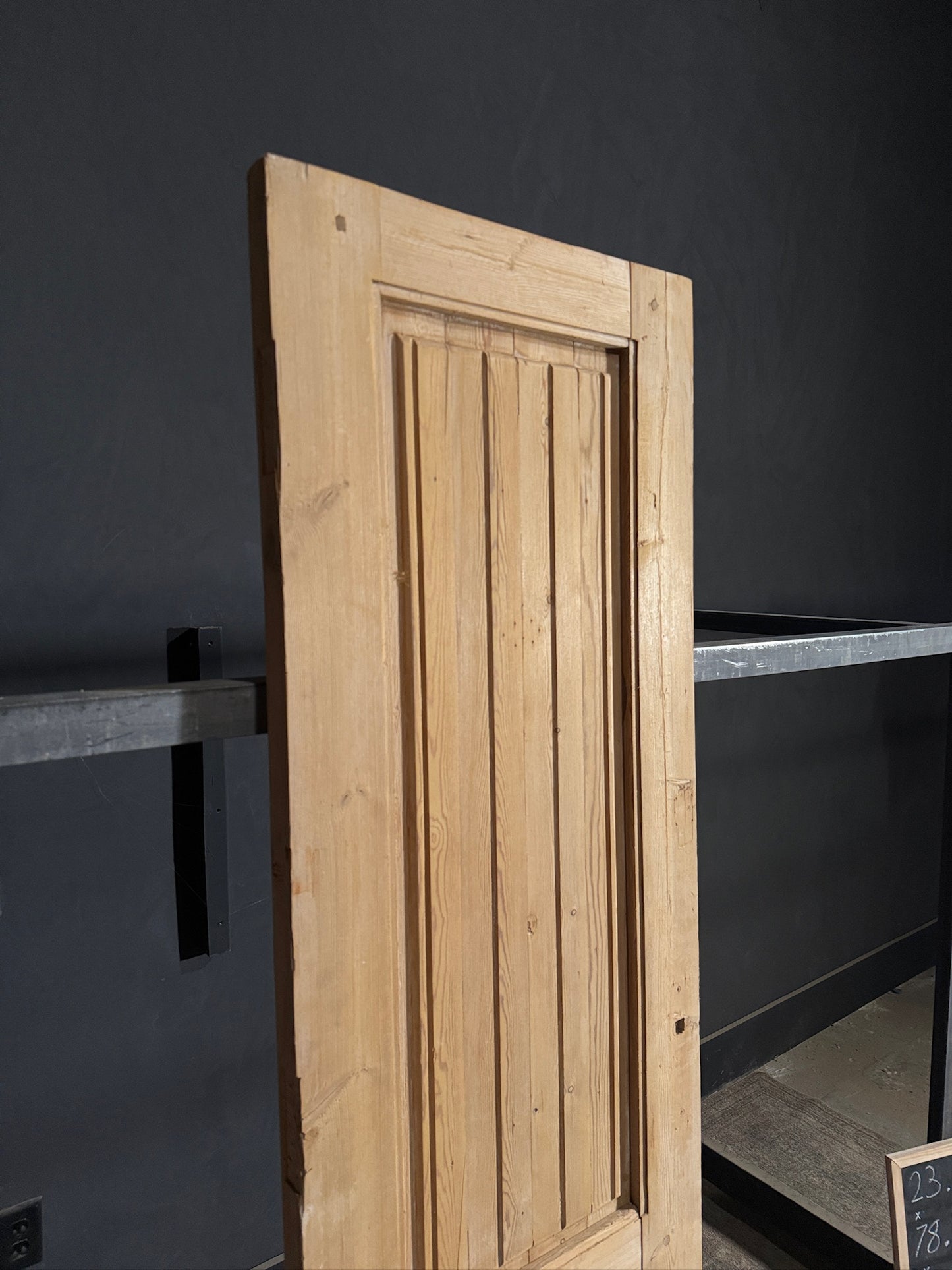 Antique Solid Single Door - 23.5x78.75 - N443