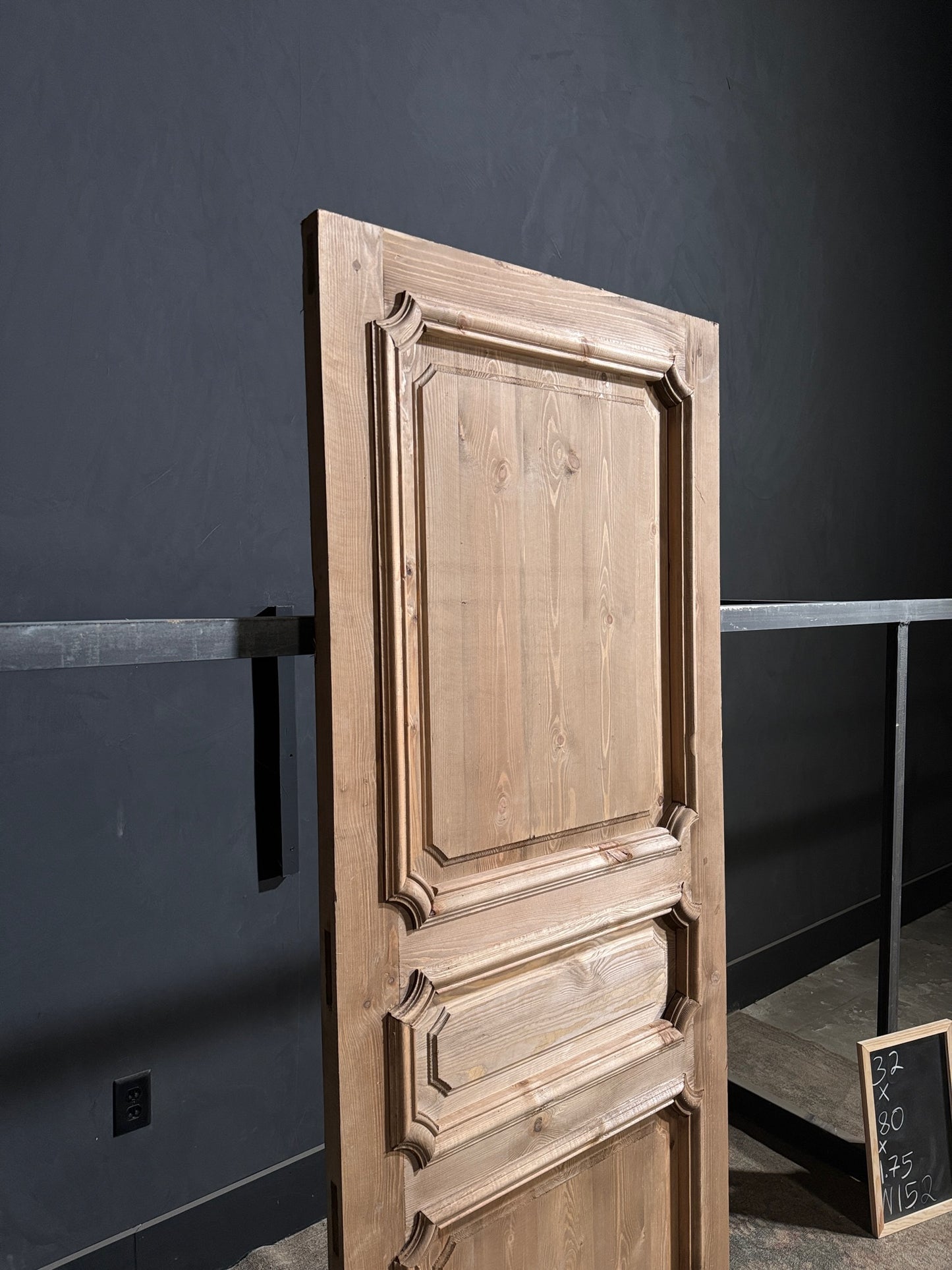 (The Edmund) Handcrafted Solid Wood Single Door - 32x80 - N152