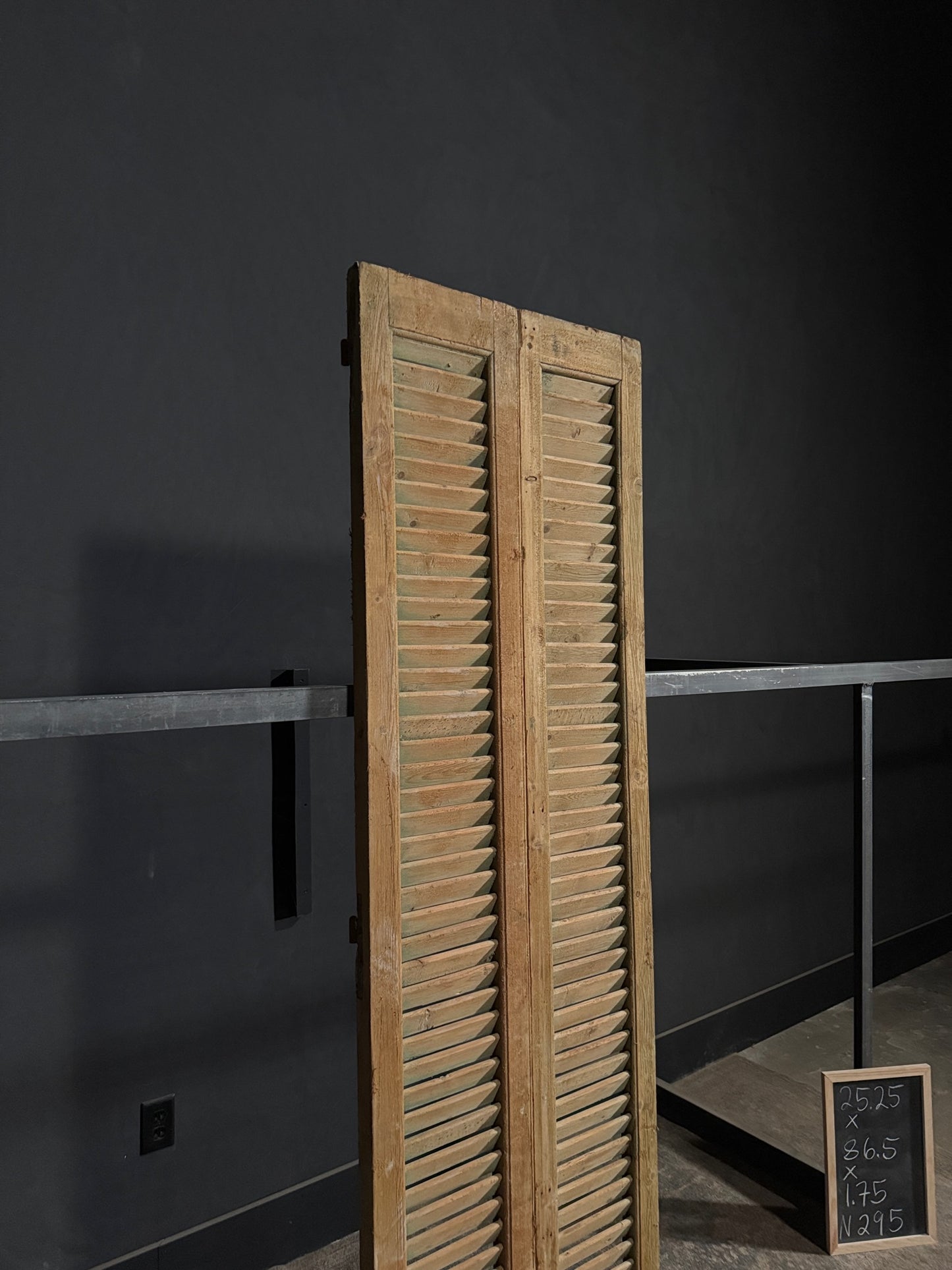 Antique Solid Double Doors - 25.25x86.5 - N295