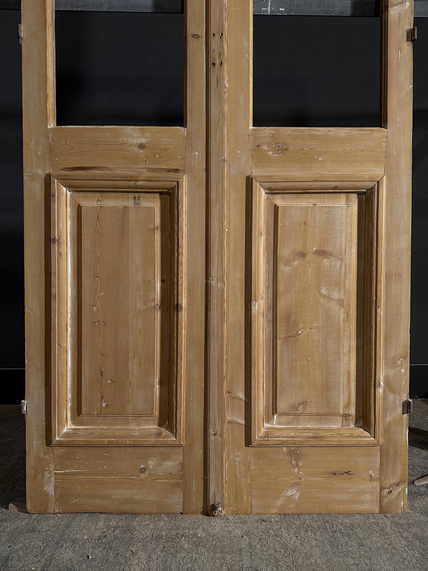 Antique Glass 1 Lite French Doors - 43.5x81.5 - N411