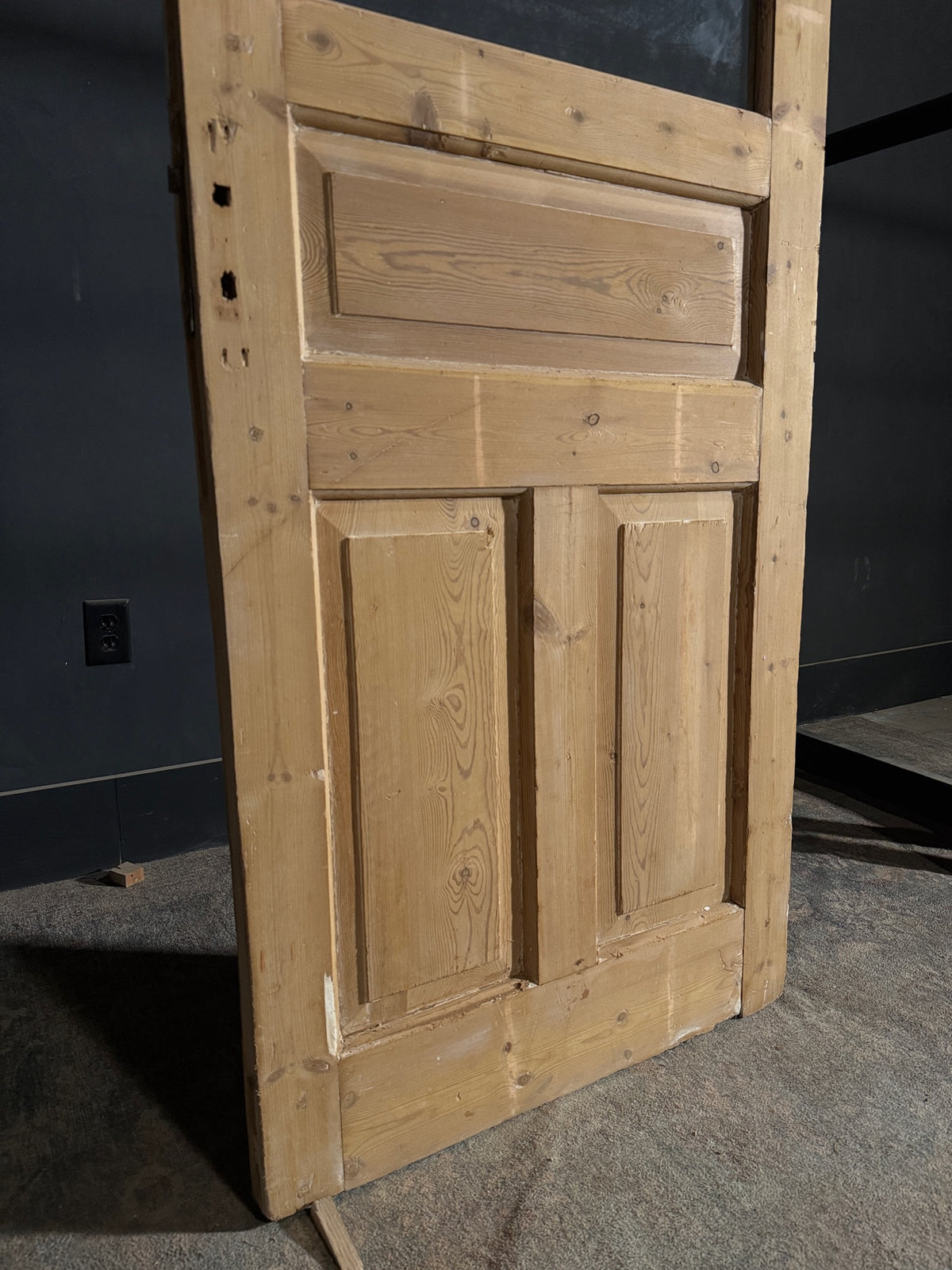 Antique Glass 3 Lite Single Door - 31.5x88.5 - N516