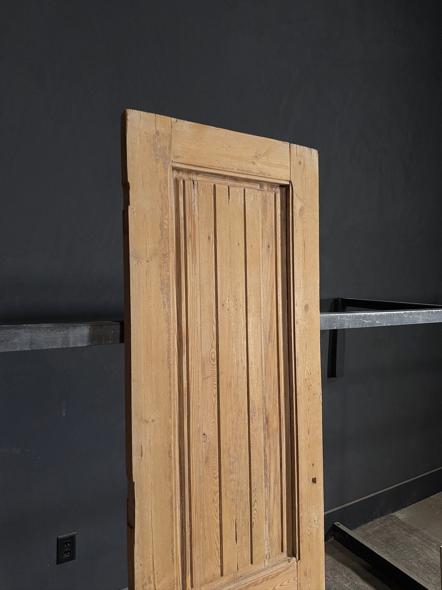 Antique Solid Single Door - 23.5x79.75 - N449