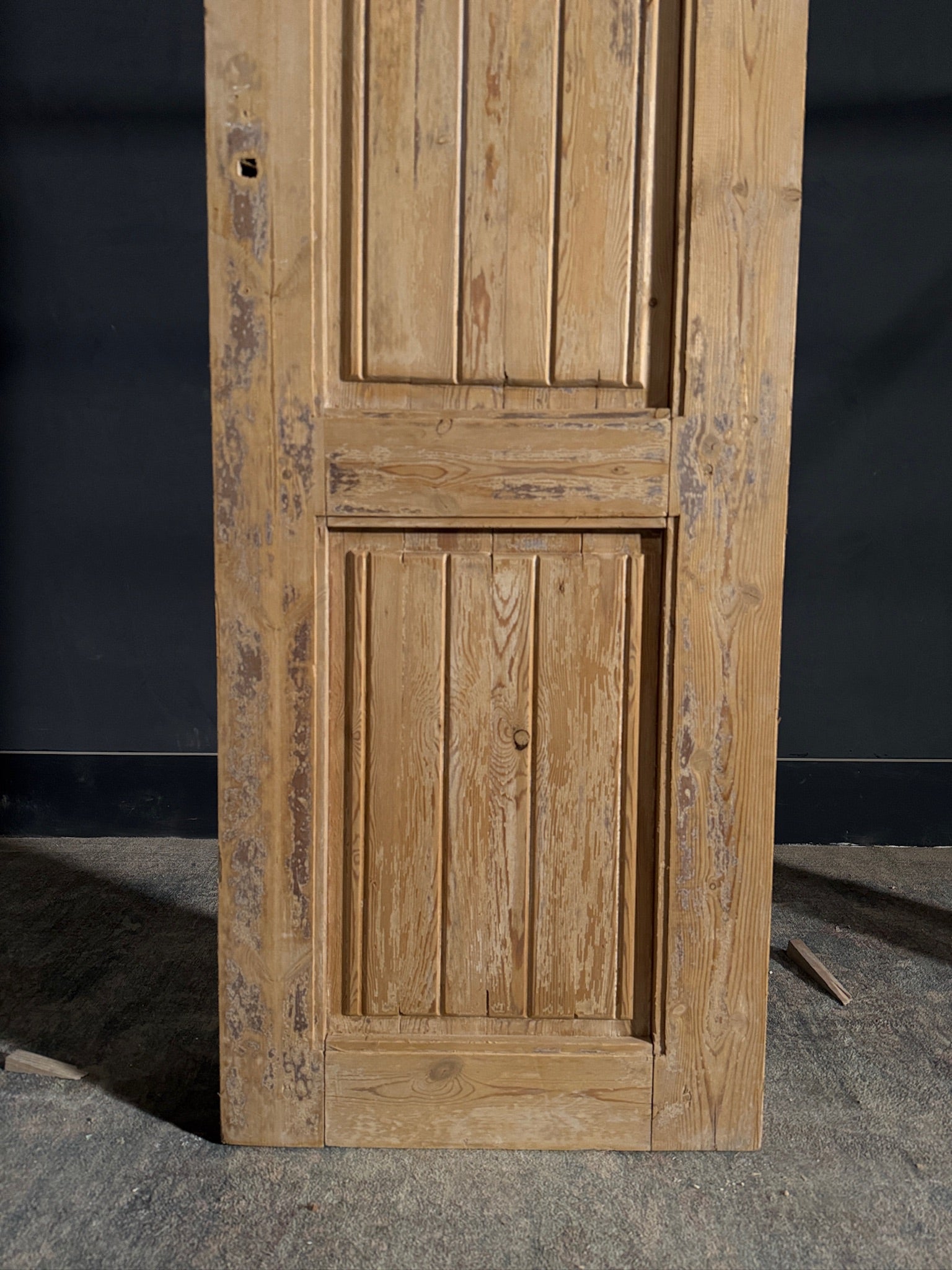 Antique Solid Single Door - 23.25x78.75 - N442