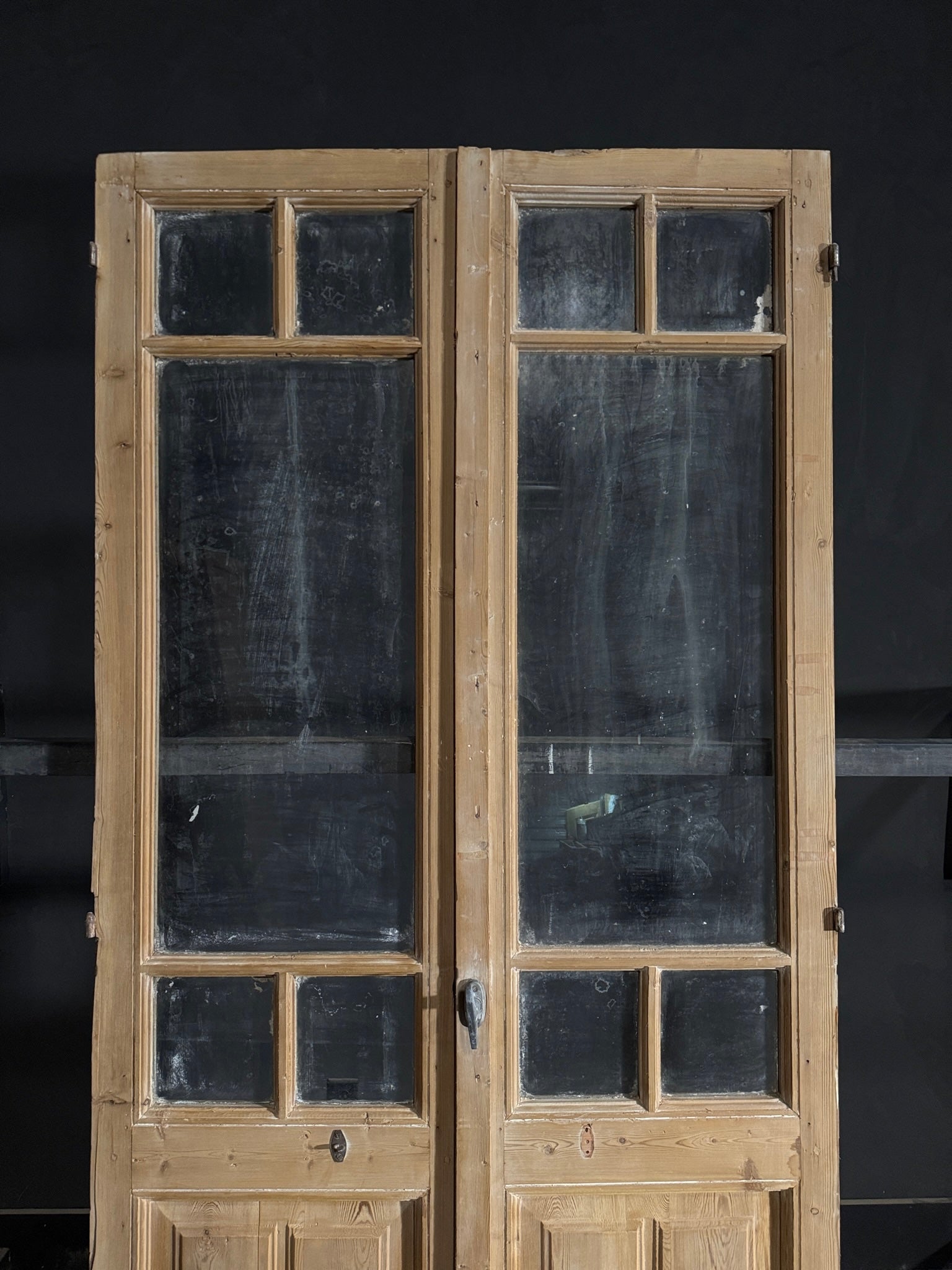 Antique Glass 5 Lite French Doors - 43x94.5 - N546