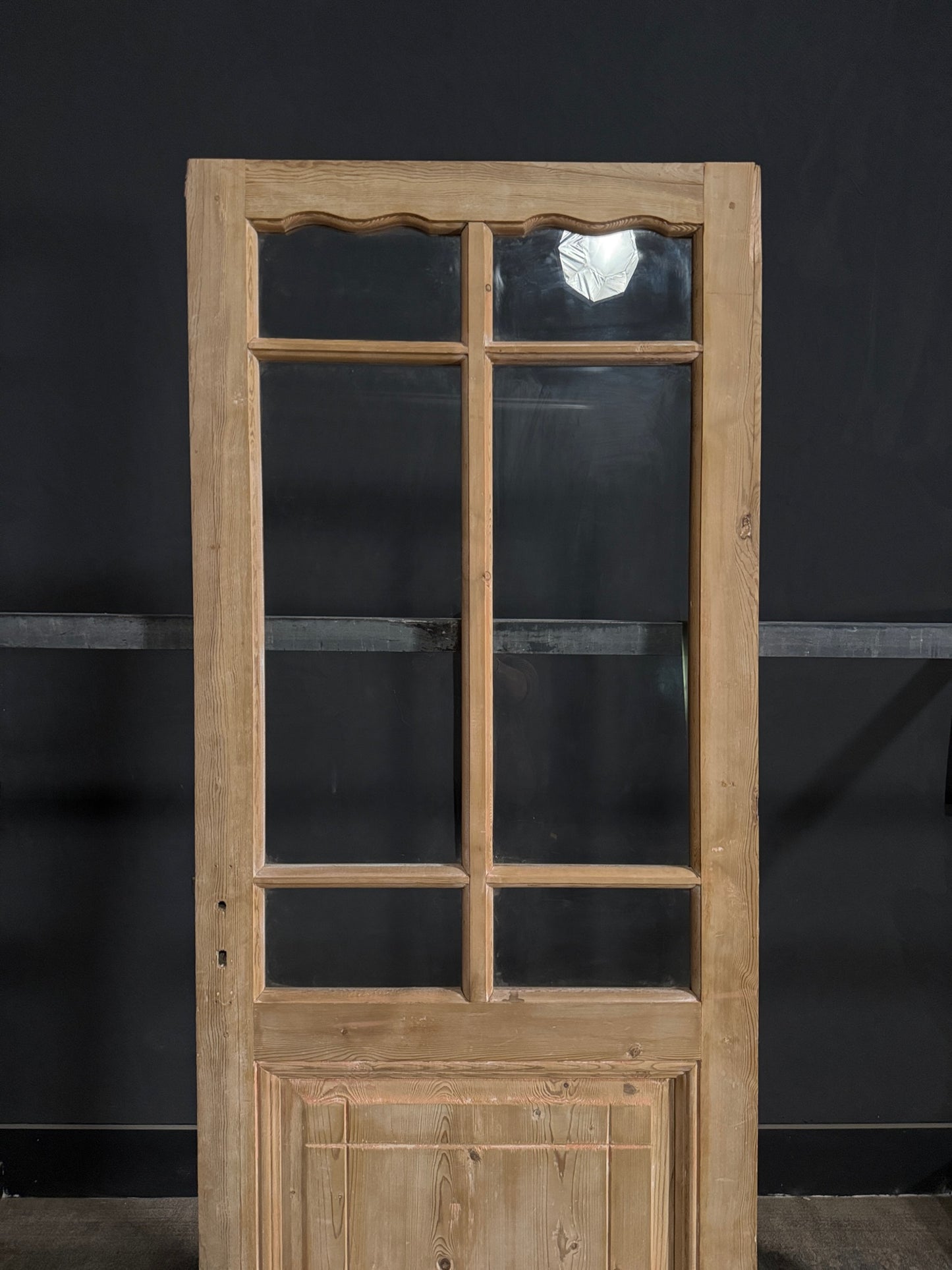 Antique Glass 6 Lite Single Door - 32.25x85.5 - N399