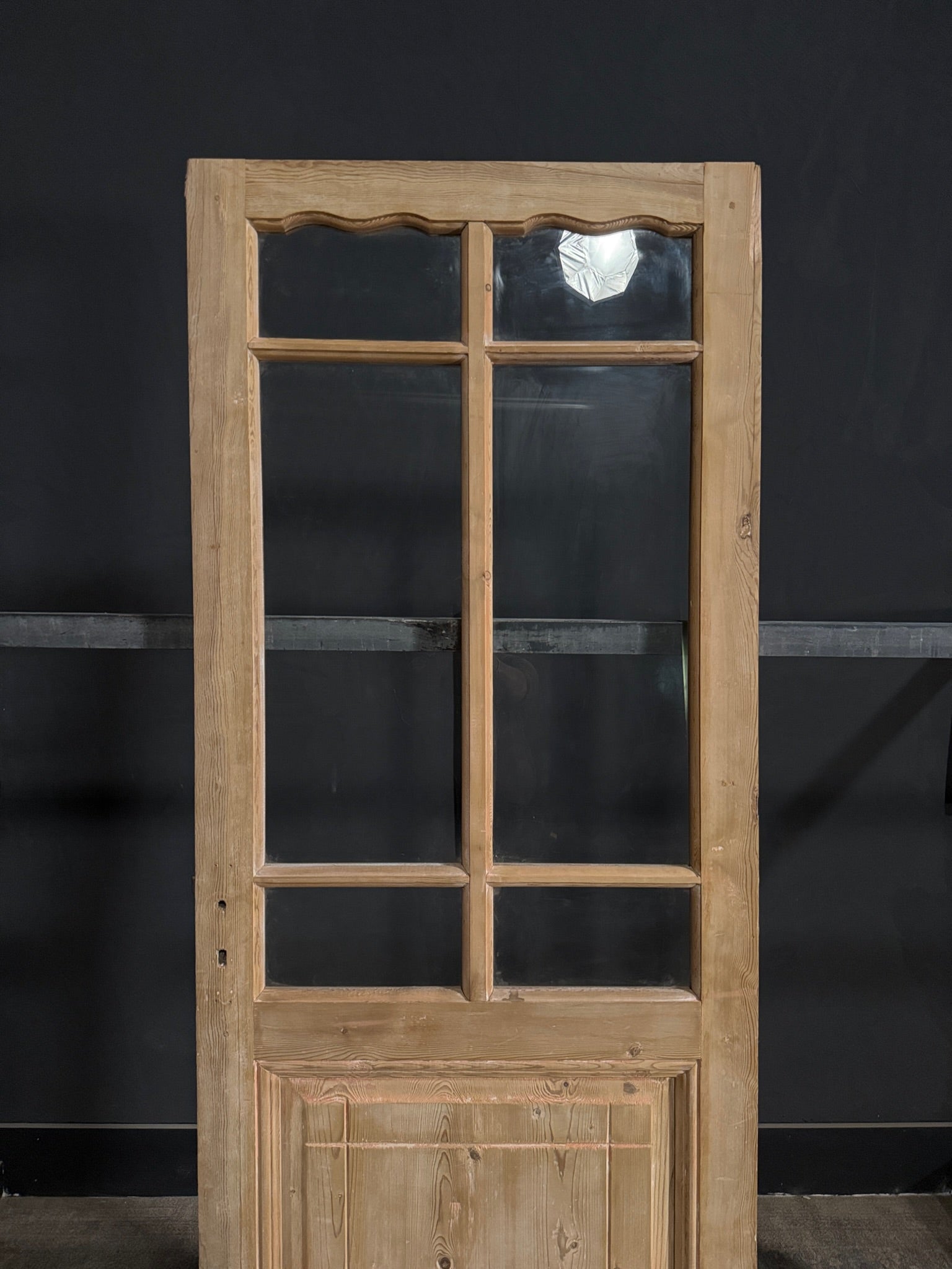 Antique Glass 6 Lite Single Door - 32.25x85.5 - N399