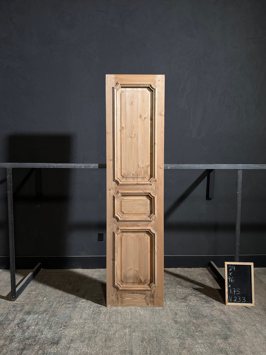 (The Edmund) Handcrafted Solid Wood Single Door - 24x96 - N233