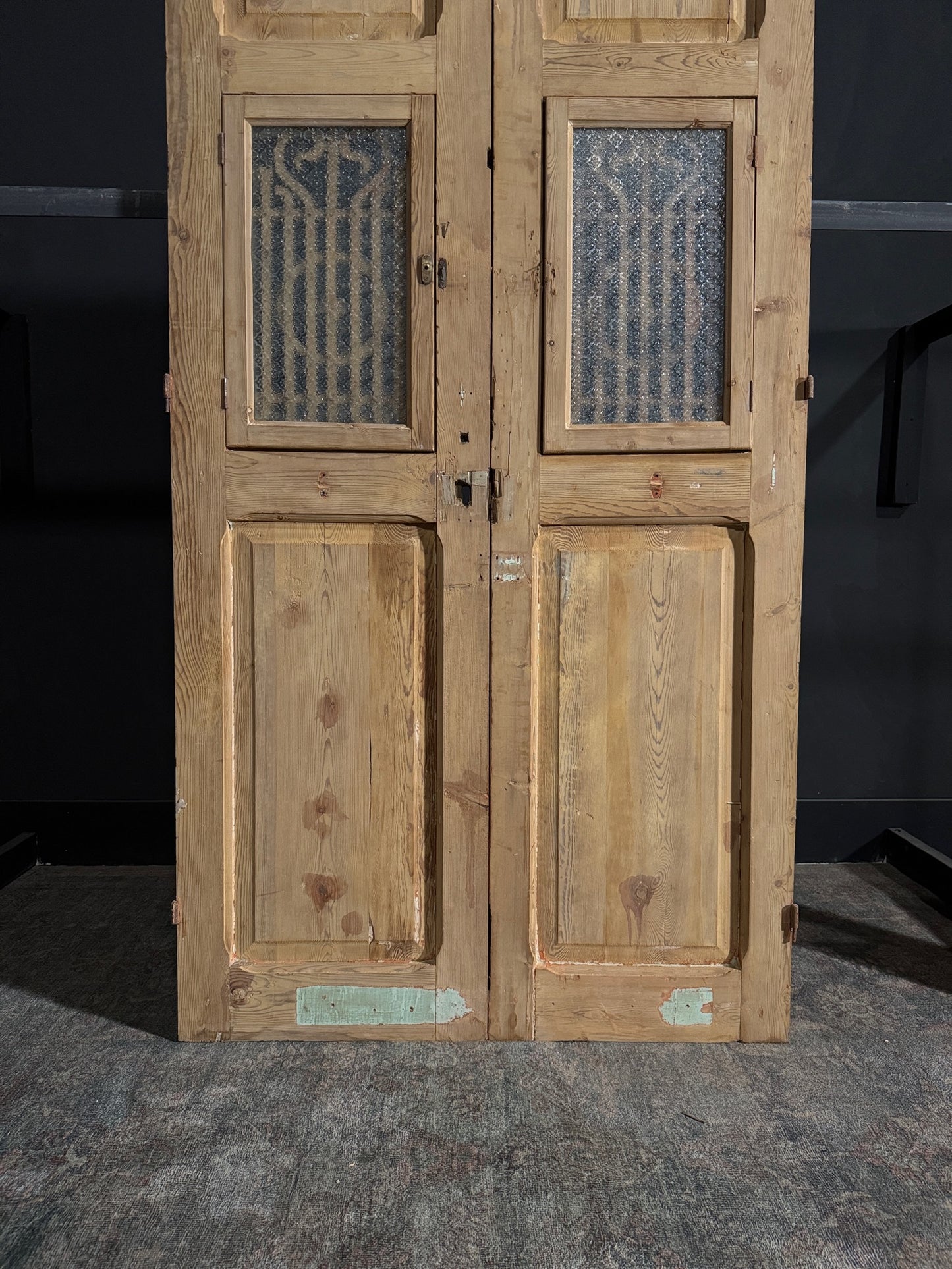 Antique Iron French Doors - 43.75x87 - N63