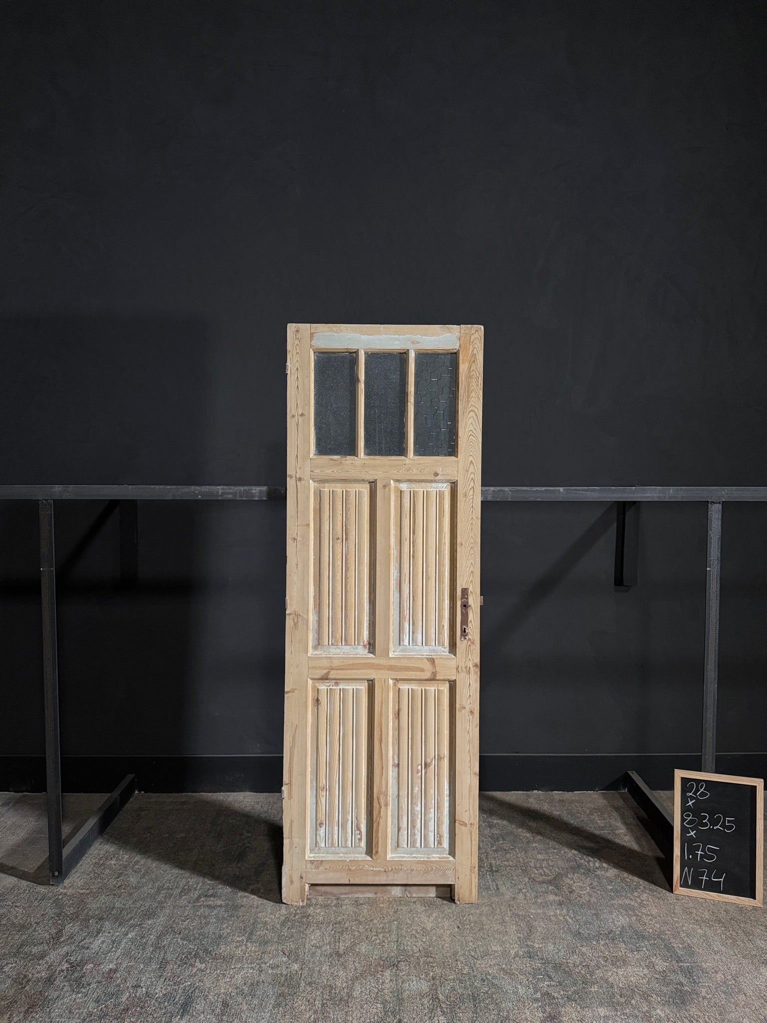 Antique Solid Single Door - 28x83.25 - N74