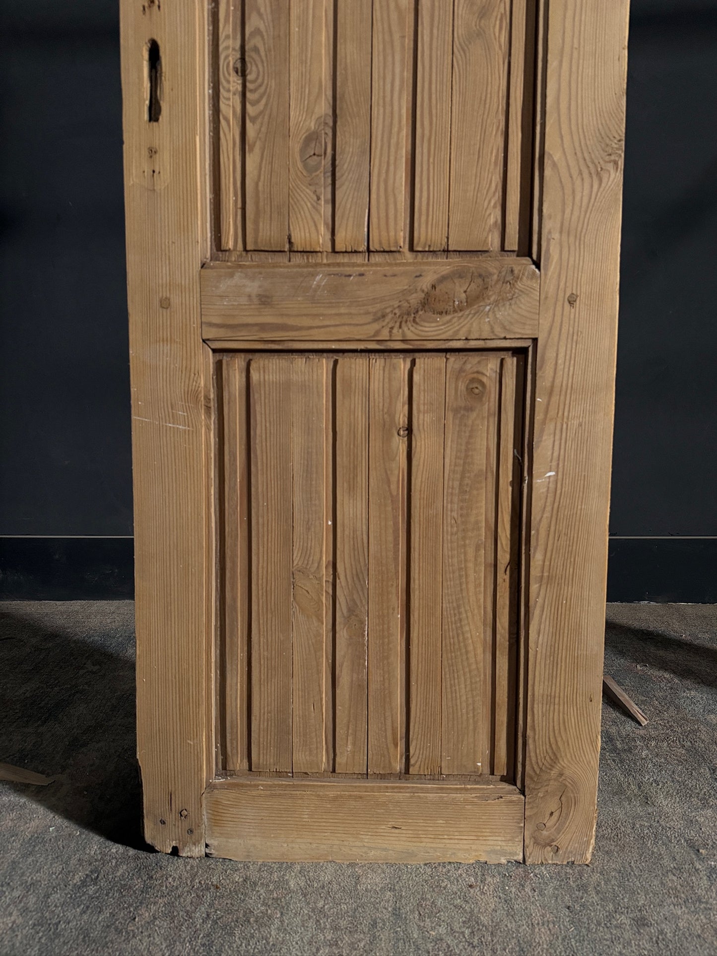 Antique Fluted 2 Panel Single Door - 23.75x79.75 - N452