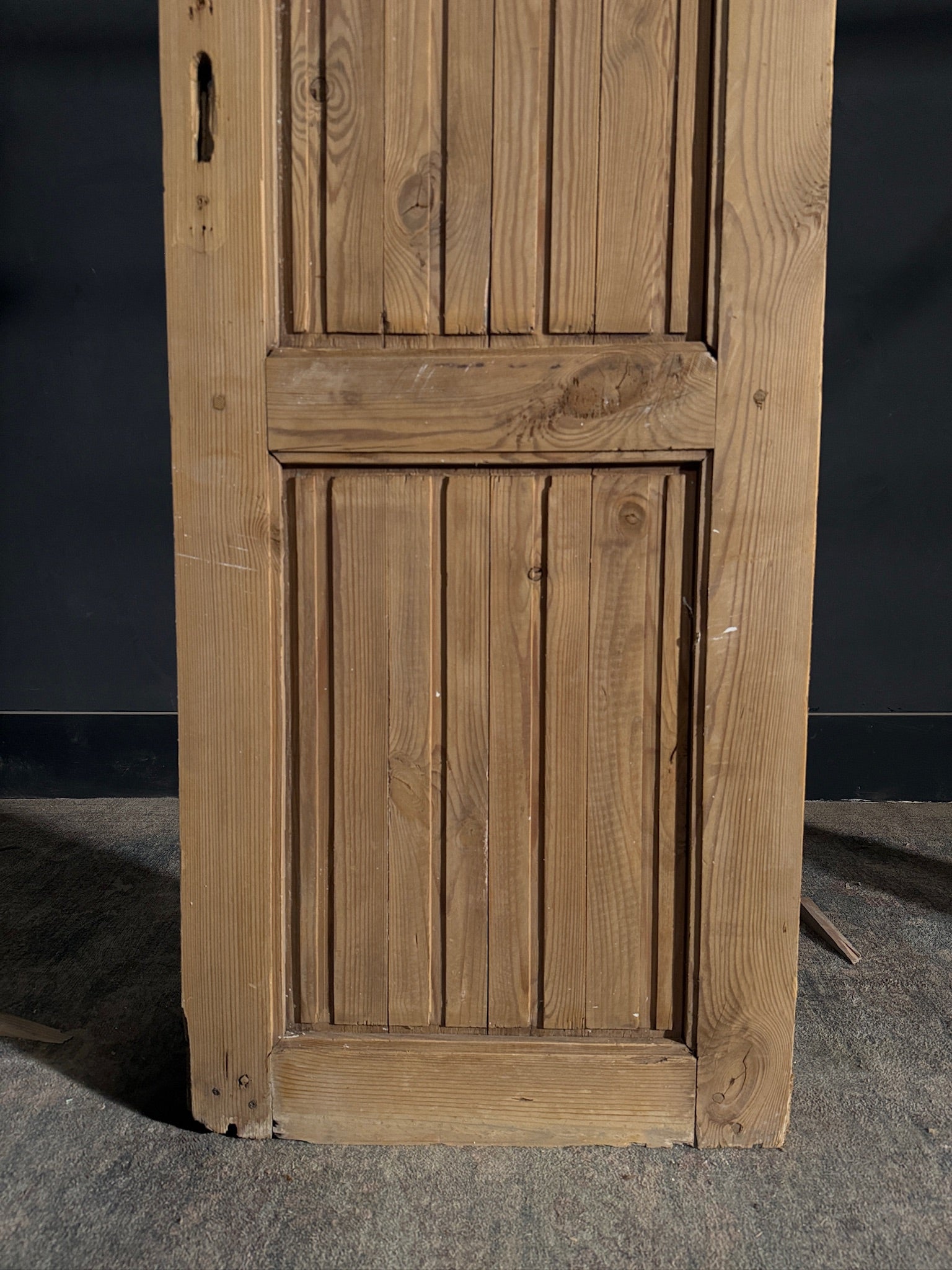 Antique Fluted 2 Panel Single Door - 23.75x79.75 - N452