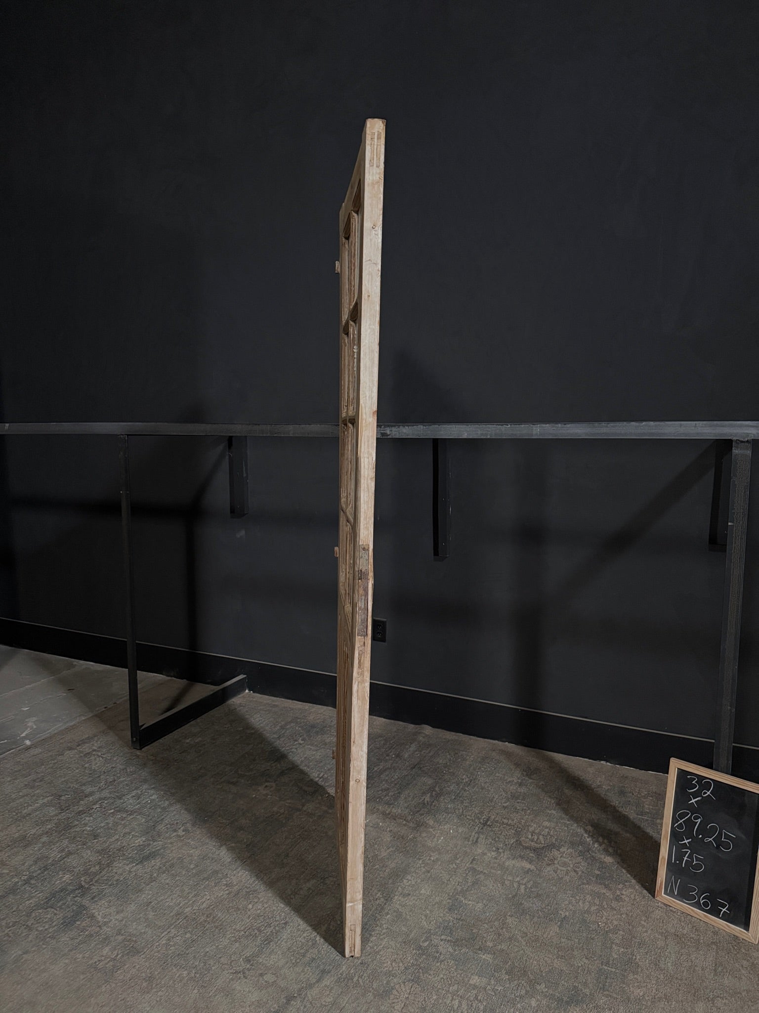 Antique Obscured Glass 8 Lite Single Door - 32x89.25 - N367