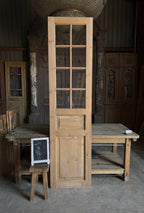 Handcrafted 8 Lite Single Glass Door - 24x96 L8