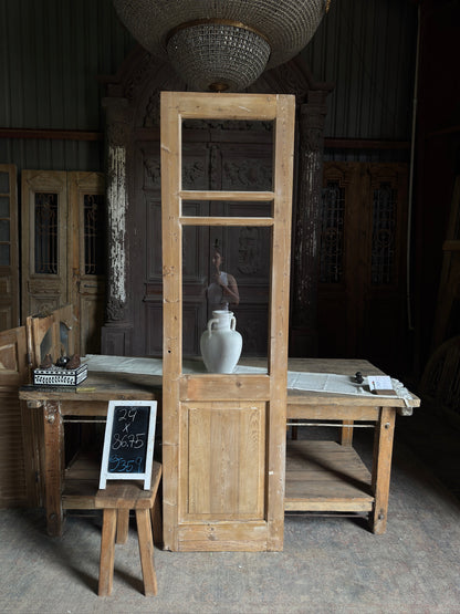 Single Antique Glass Door - 24x86.75 J359