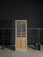 Antique Obscured Glass 6 Lite Single Door - 31.5x81 - N430