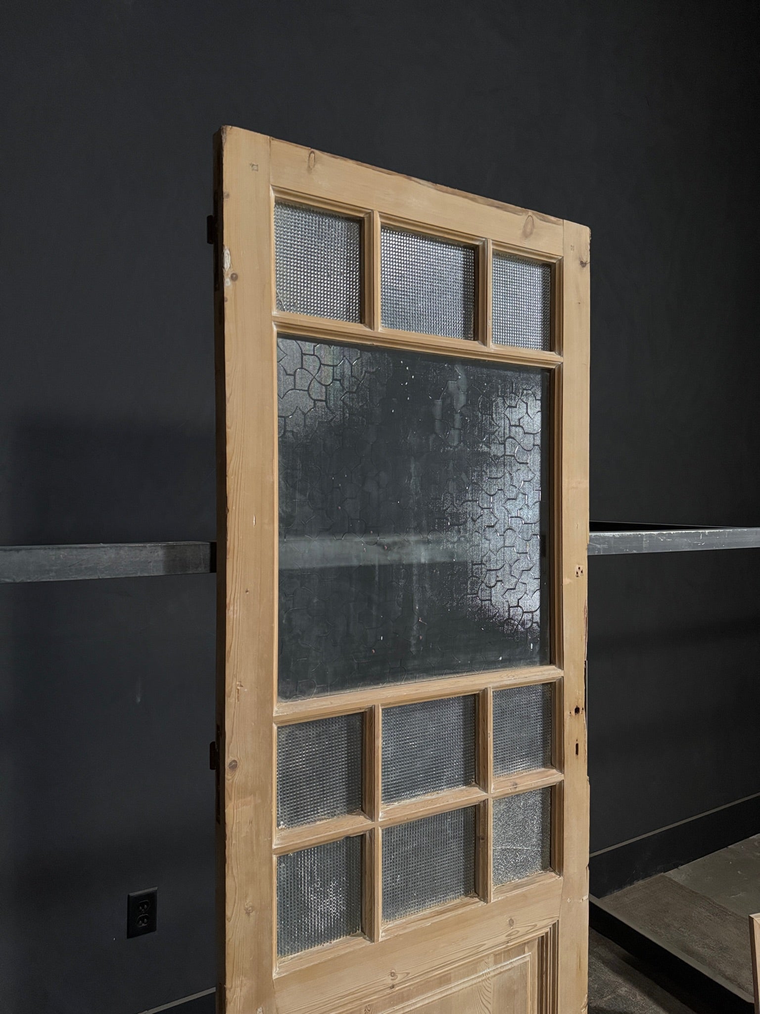 Antique Glass Single Door - 32.25x86 - N353