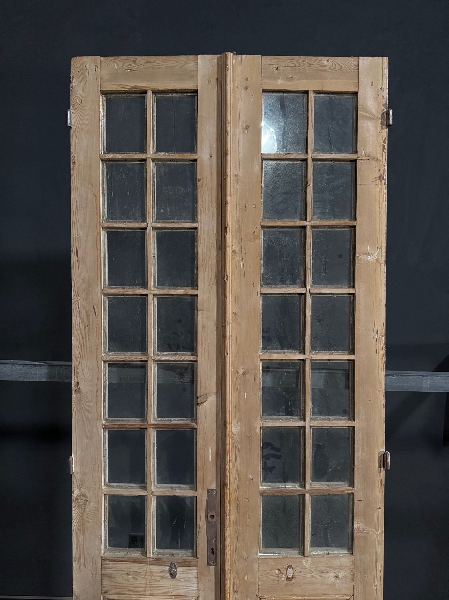 Antique Glass 14 Lite French Doors - 34.75x94.5 - N391