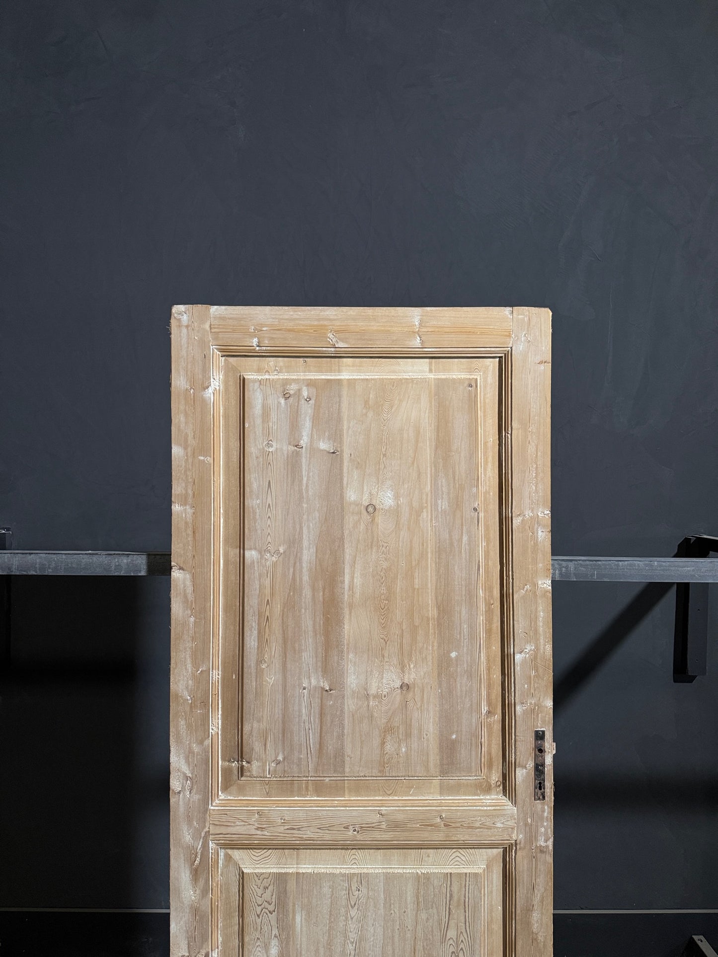 Antique 2 Panel Solid Single Door - 33.5x82 - N236