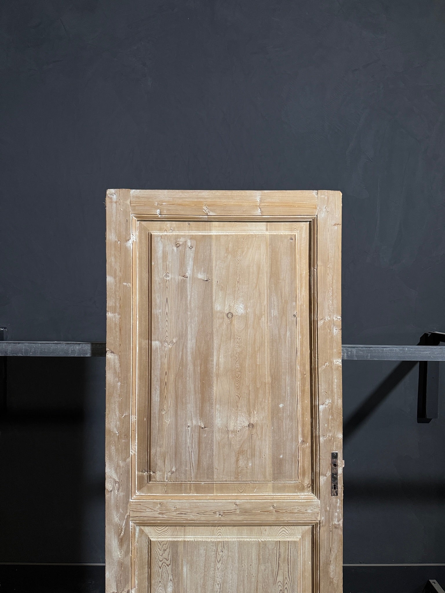 Antique 2 Panel Solid Single Door - 33.5x82 - N236