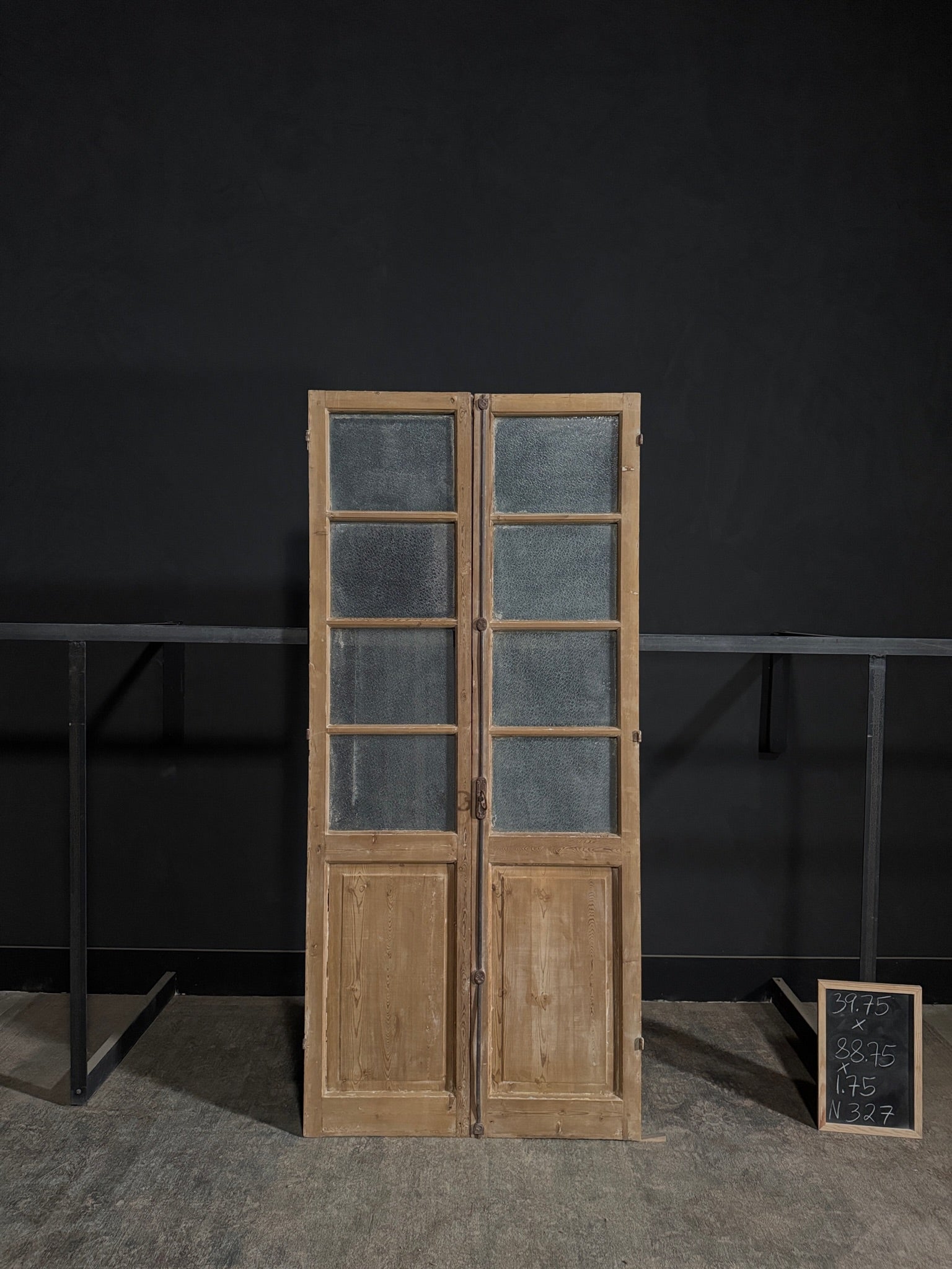 Antique Solid Double Doors - 39.75x88.75 - N327