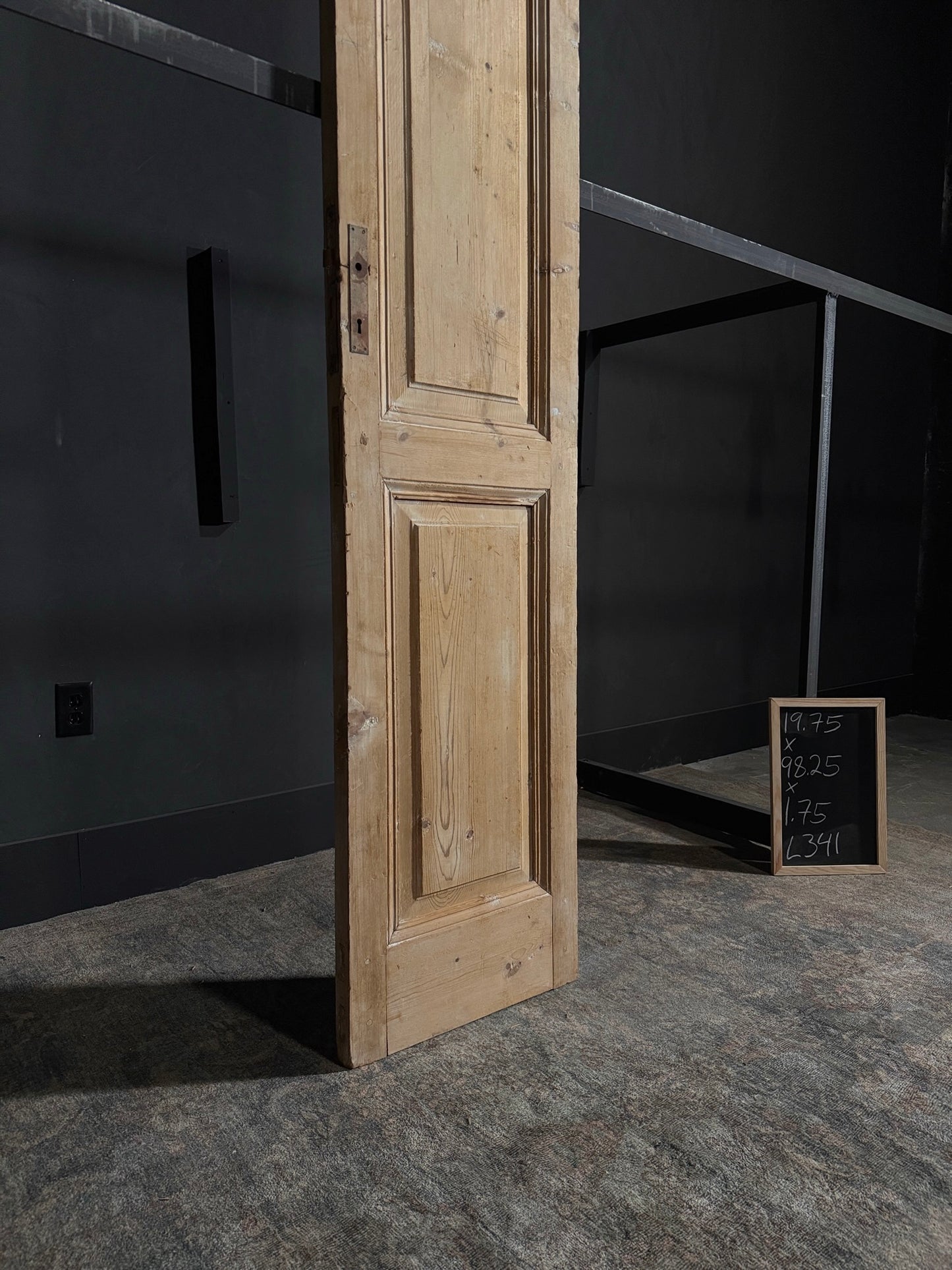 Antique 2 Panel Door - 19.75x98.25 - L341