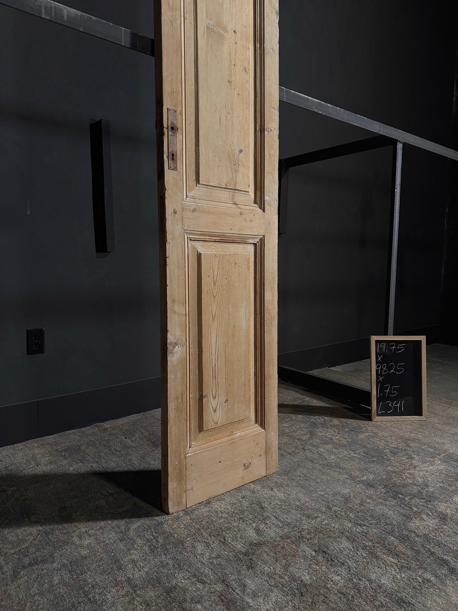 Antique 2 Panel Door - 19.75x98.25 - L341