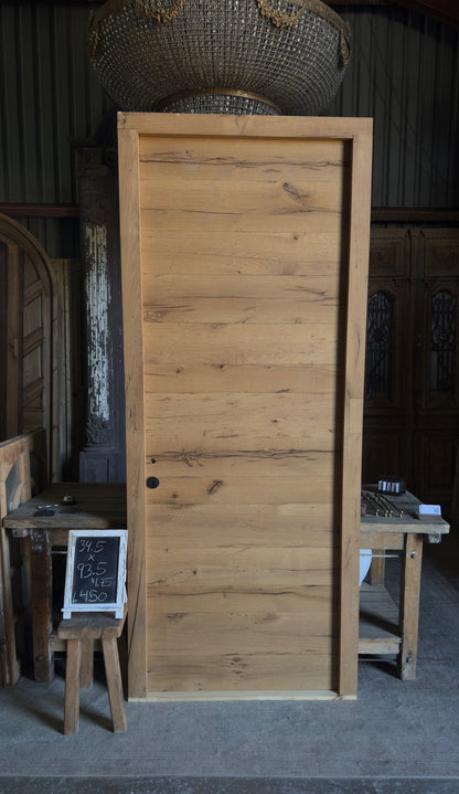 French Oak Plank Single Door - 34.5x93.5 - L450