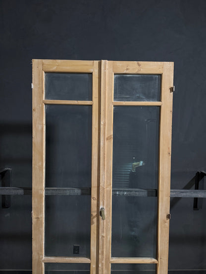 Antique Glass 2 Lite French Doors - 44x100.5 - N702