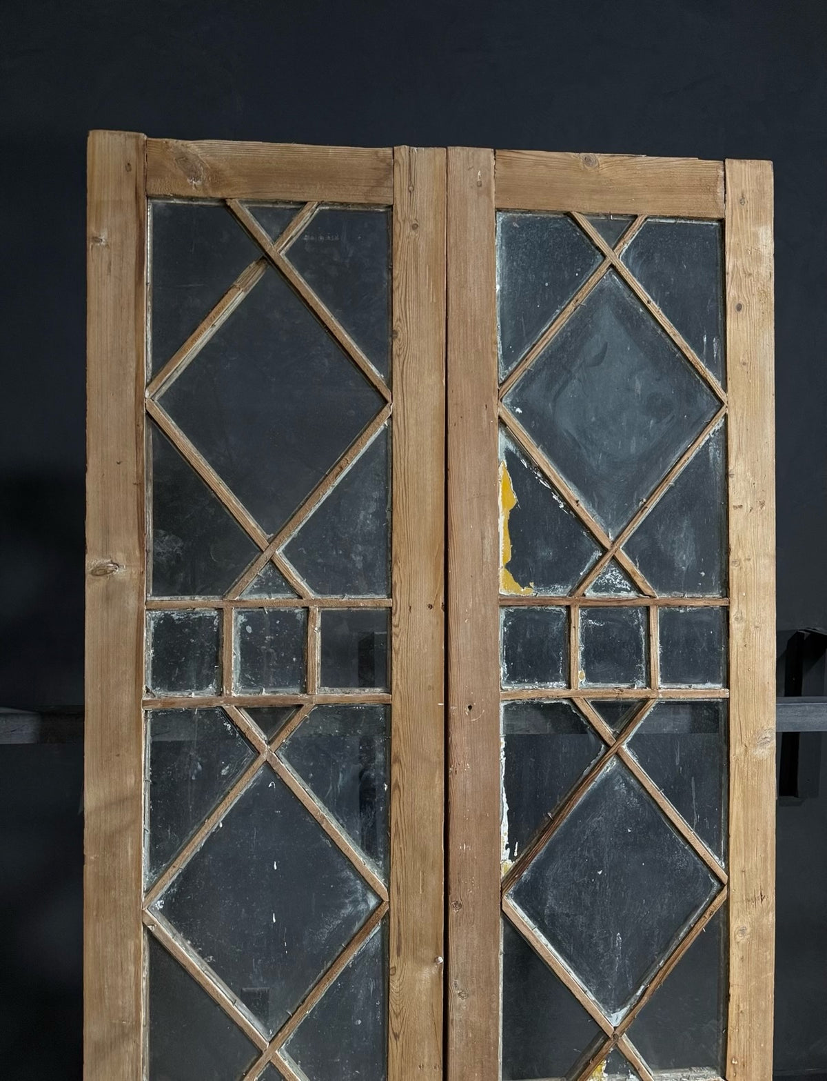 Antique Glass 5 Lite French Doors - 45x96.5 - N635
