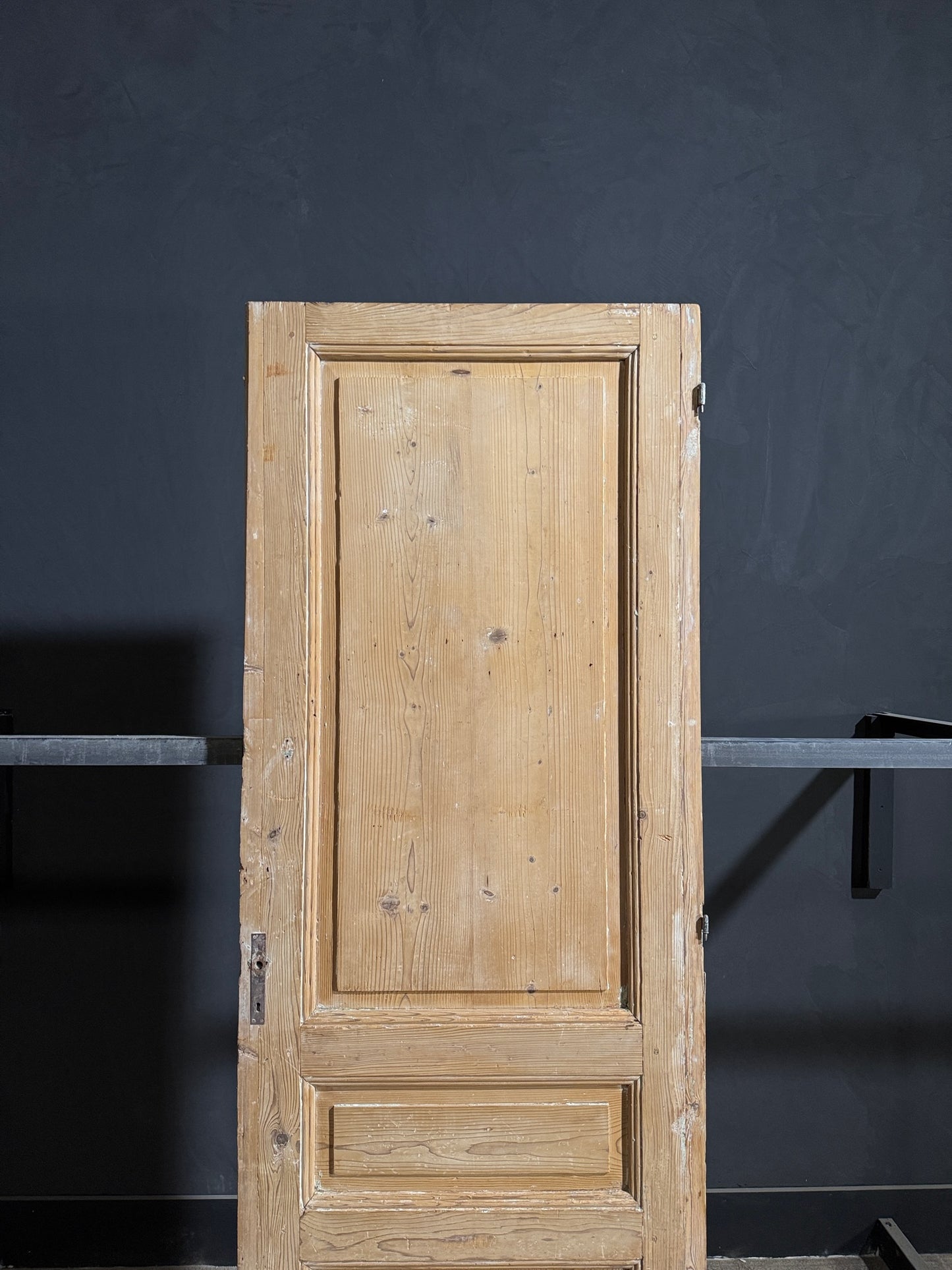 Antique 3 Panel Solid Single Door - 33x91.25 - N186