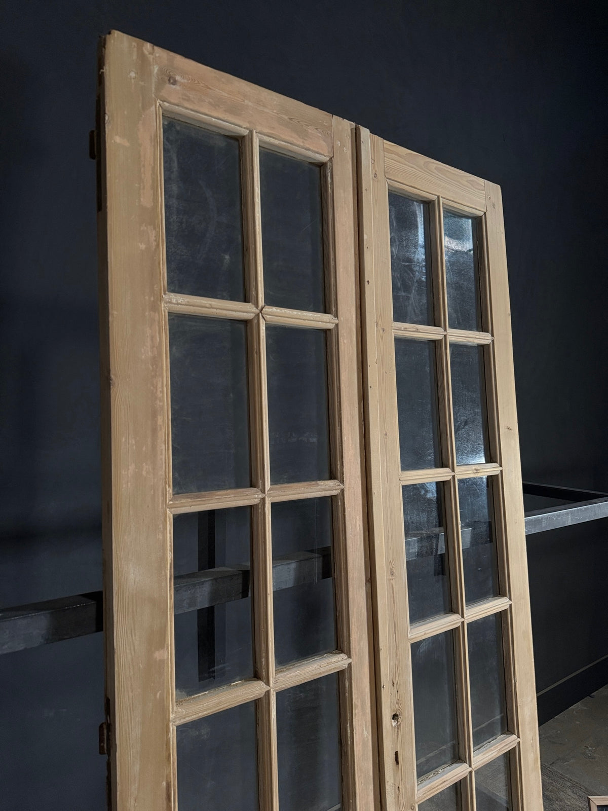 Antique Glass 10 Lite French Doors - 44x86.5 - N509