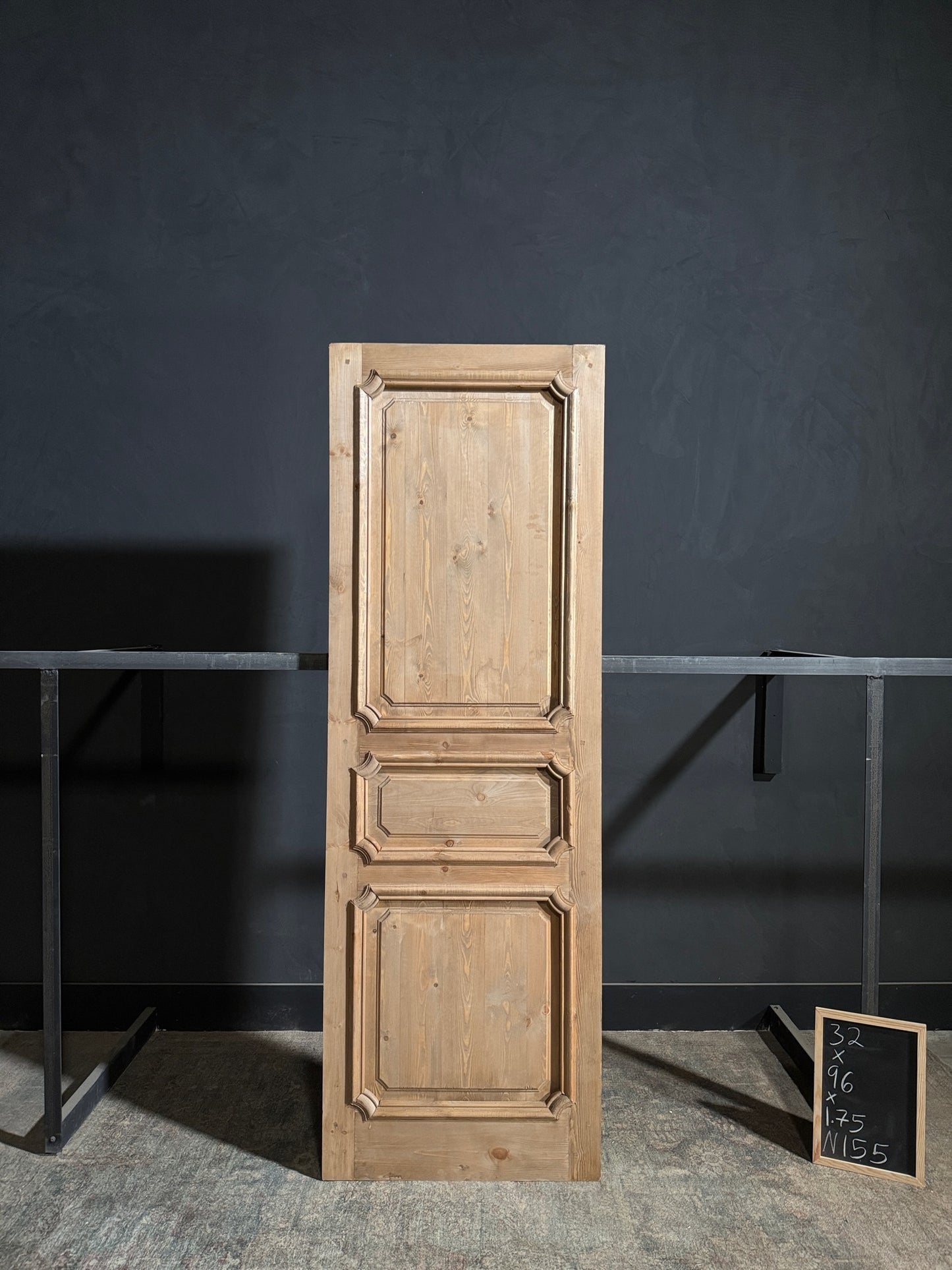(The Edmund) Handcrafted Solid Wood Single Door - 32x96 - N155