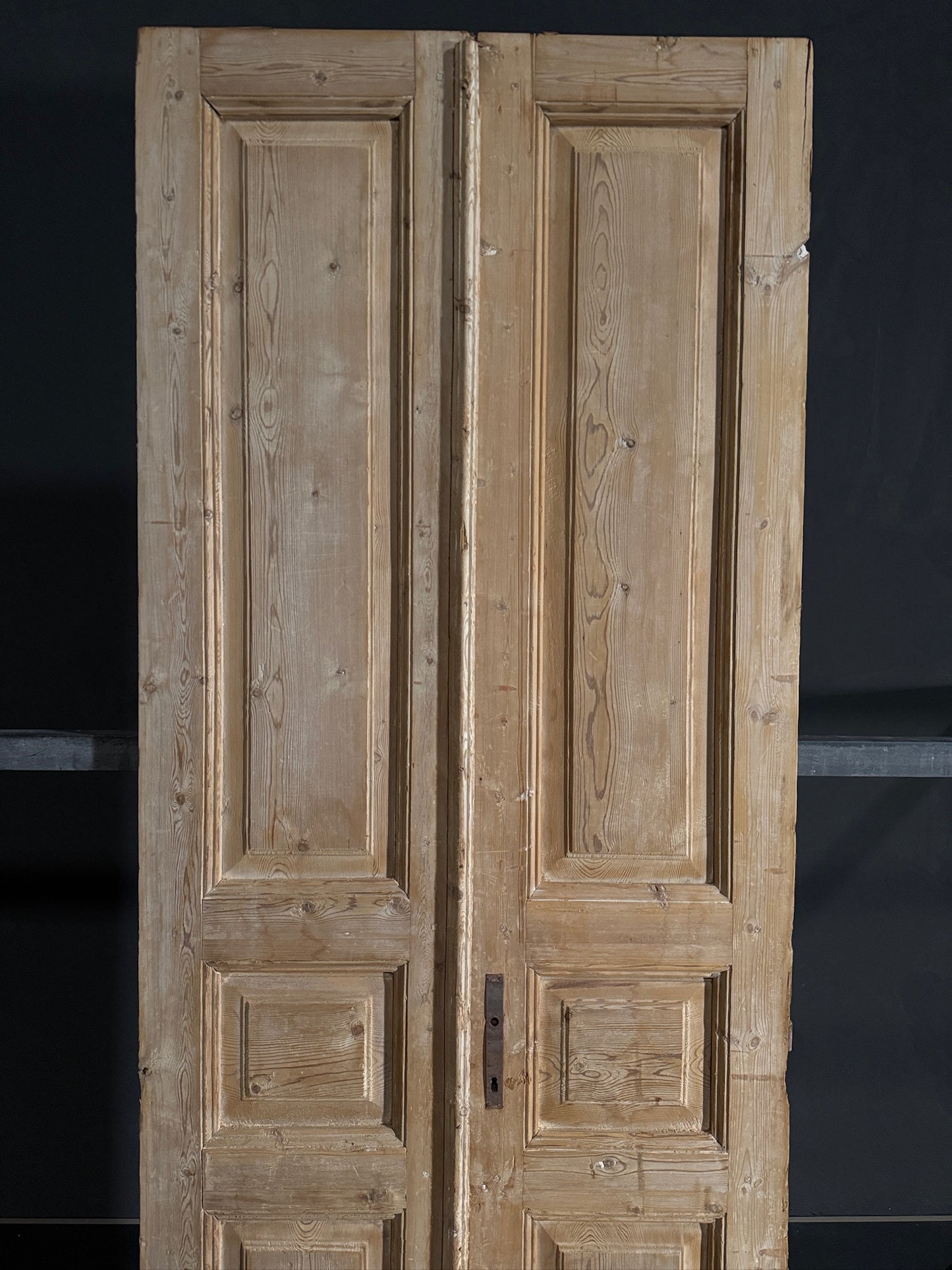 Antique Solid Double Doors - 36x97 - N414