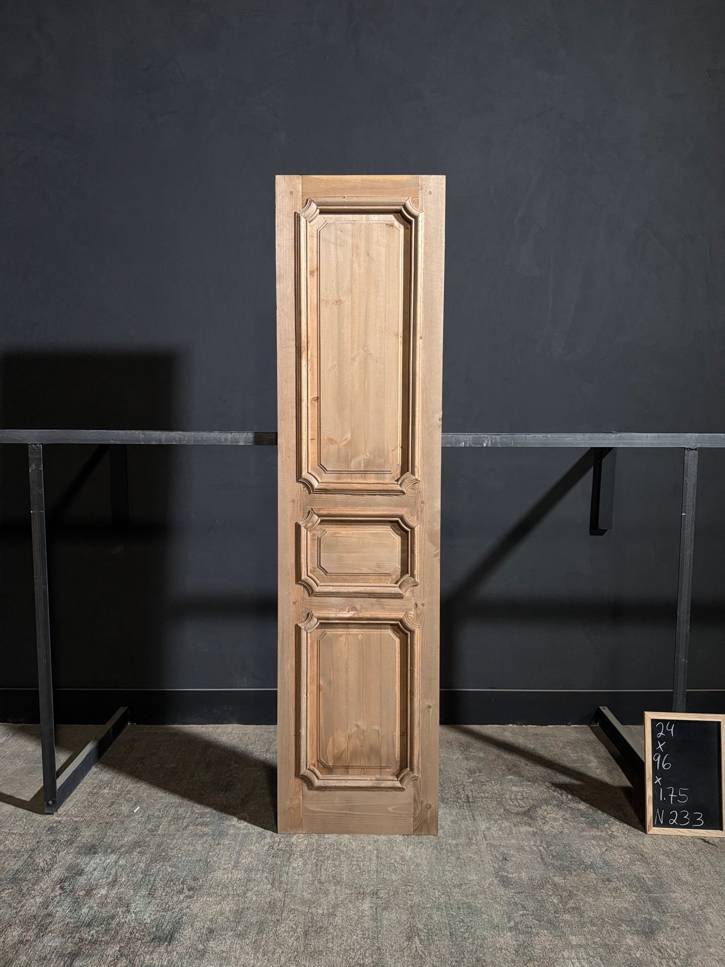 (The Edmund) Handcrafted Solid Wood Single Door - 24x96 - N233