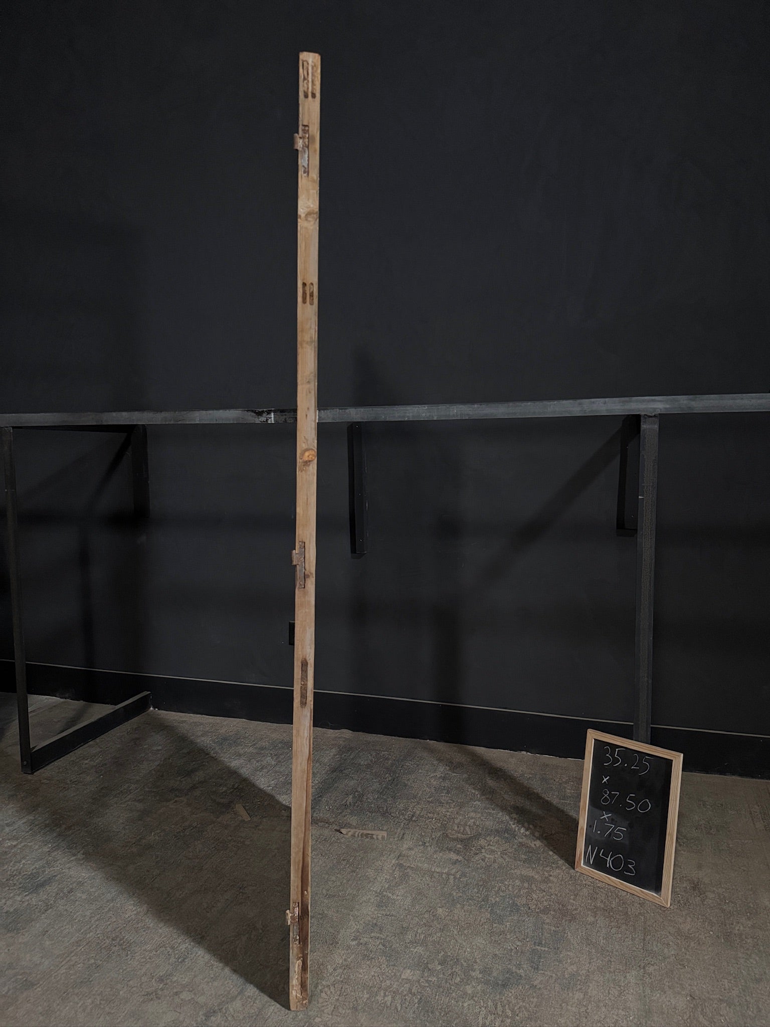 Antique Glass 3 Lite Single Door - 35.25x87.5 - N403