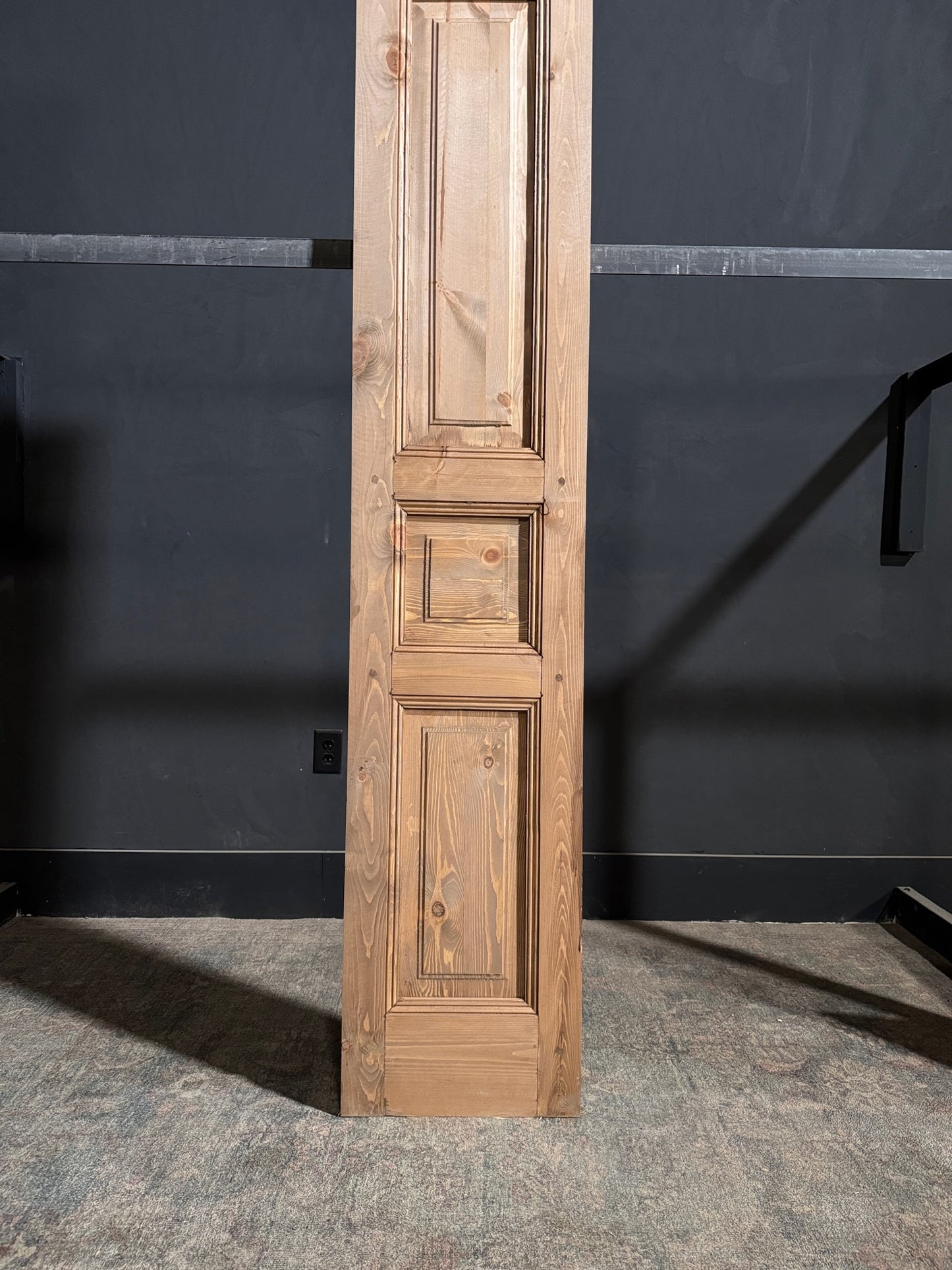 Handcrafted 3 Panel Solid Single Door - 16x80 - N195